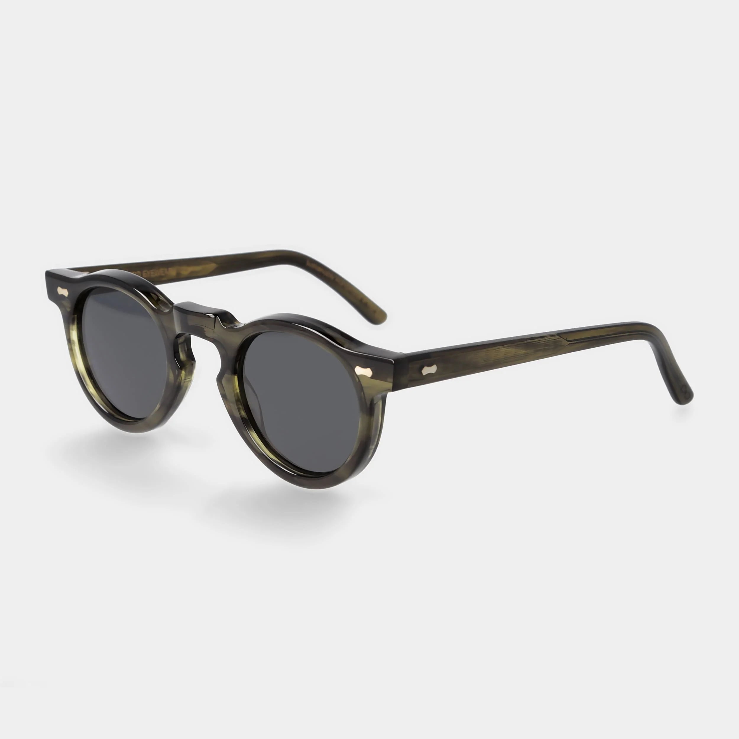 TBD Eyewear Welt Eco Green Grey Lens Sunglasses Angle
