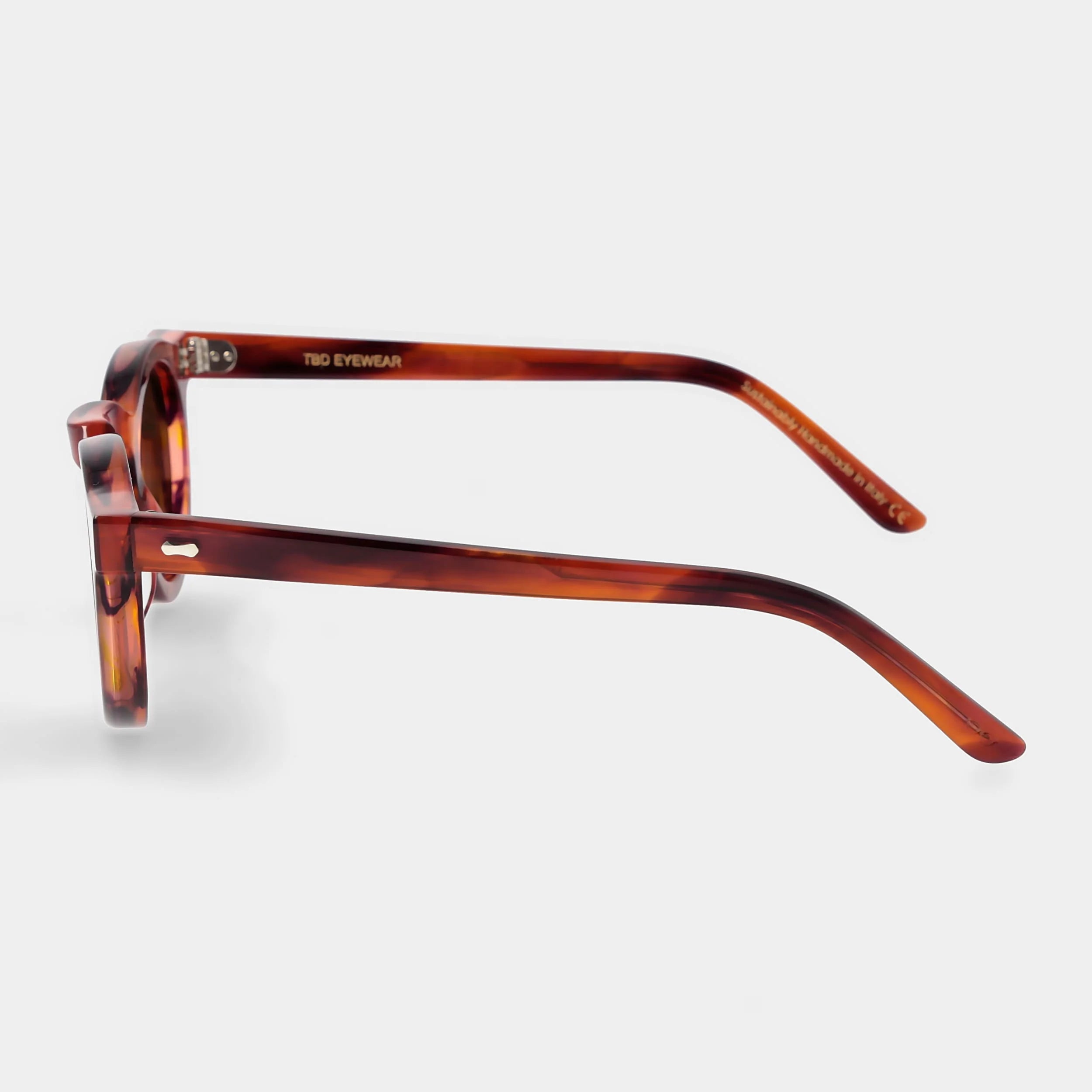 TBD Eyewear Welt Eco Havana Tobacco Lens Sunglasses Side
