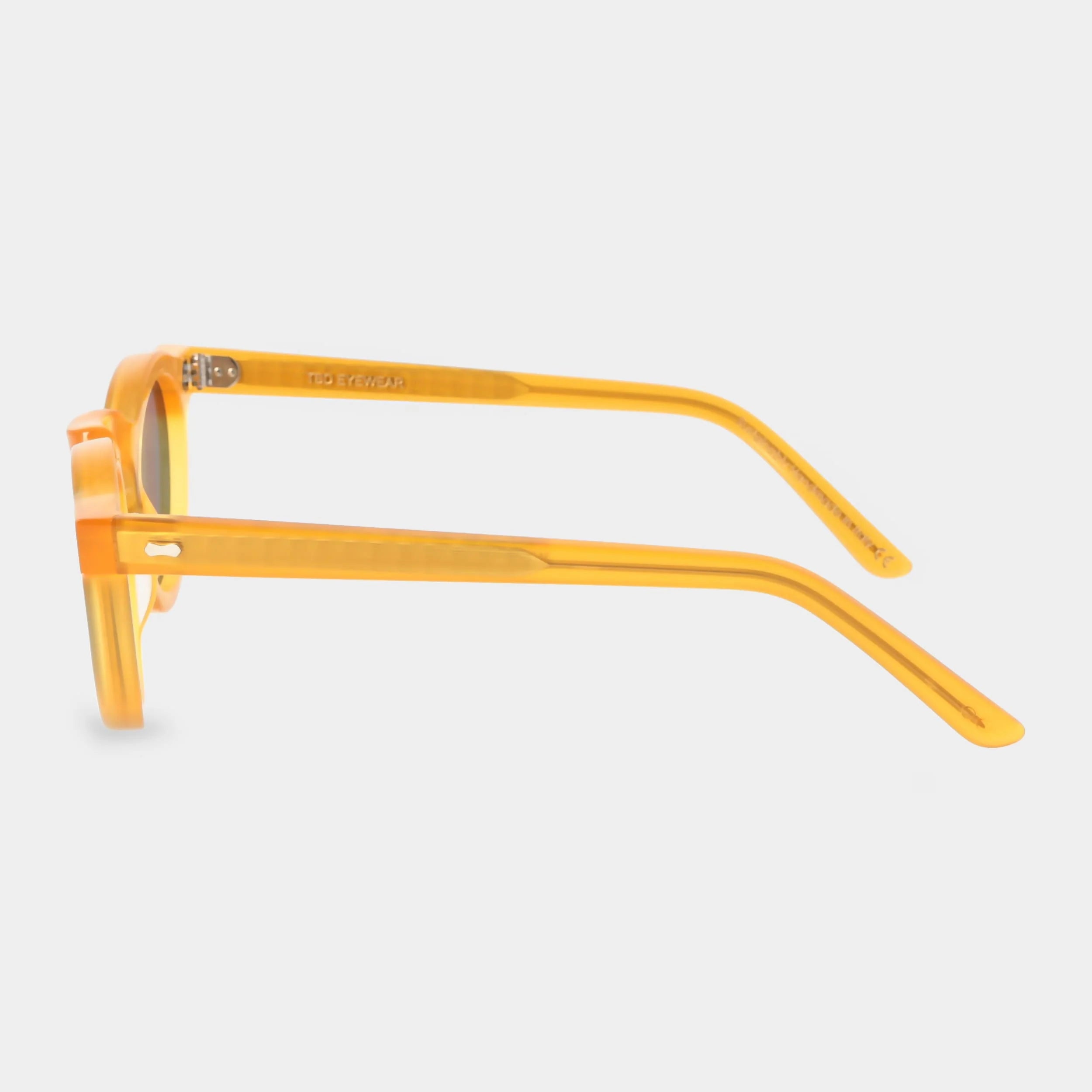 TBD Eyewear Welt Eco Honey Blue Lens Sunglasses Side