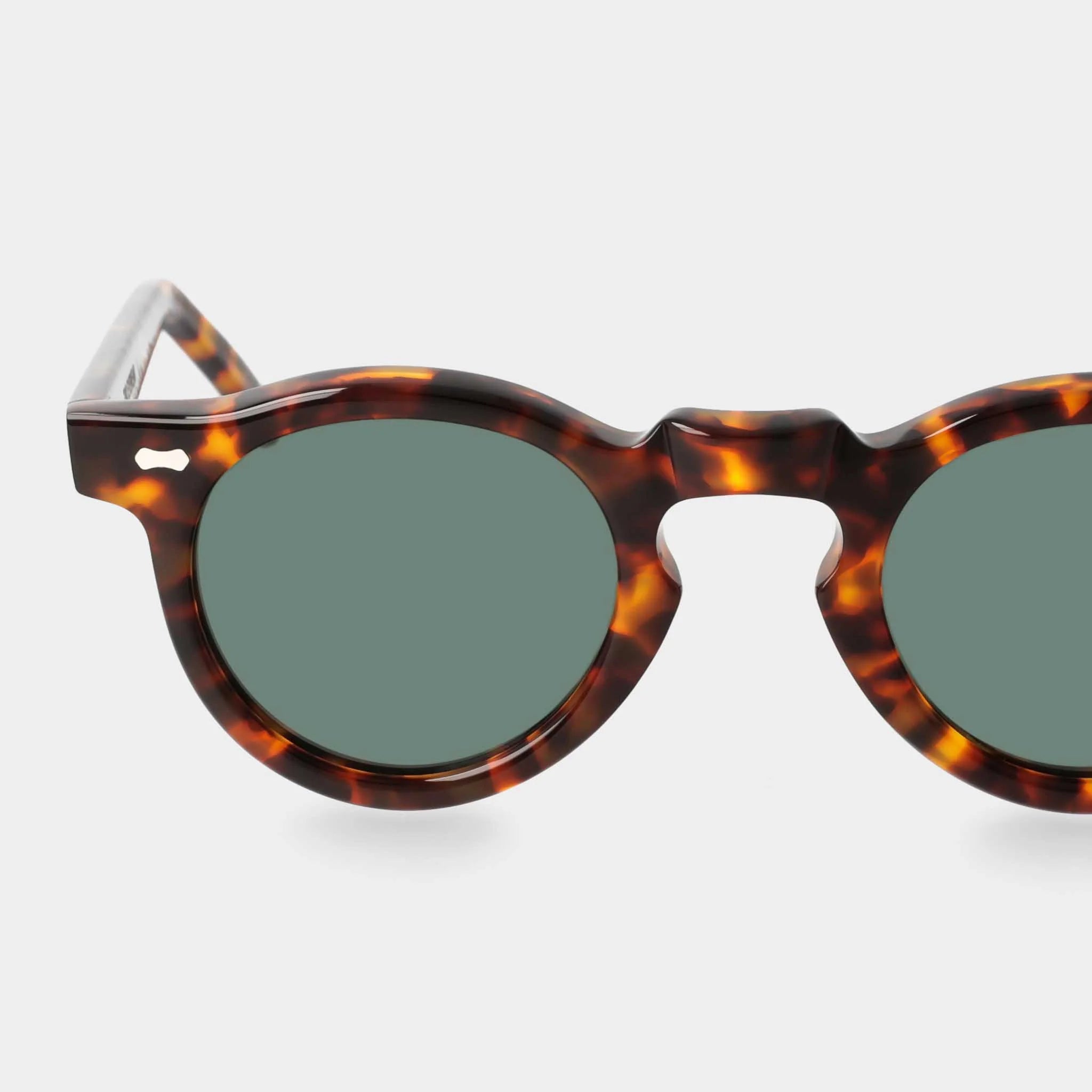 TBD Eyewear Welt Eco Spotted Havana | Bottle Green Lens Sunglasses