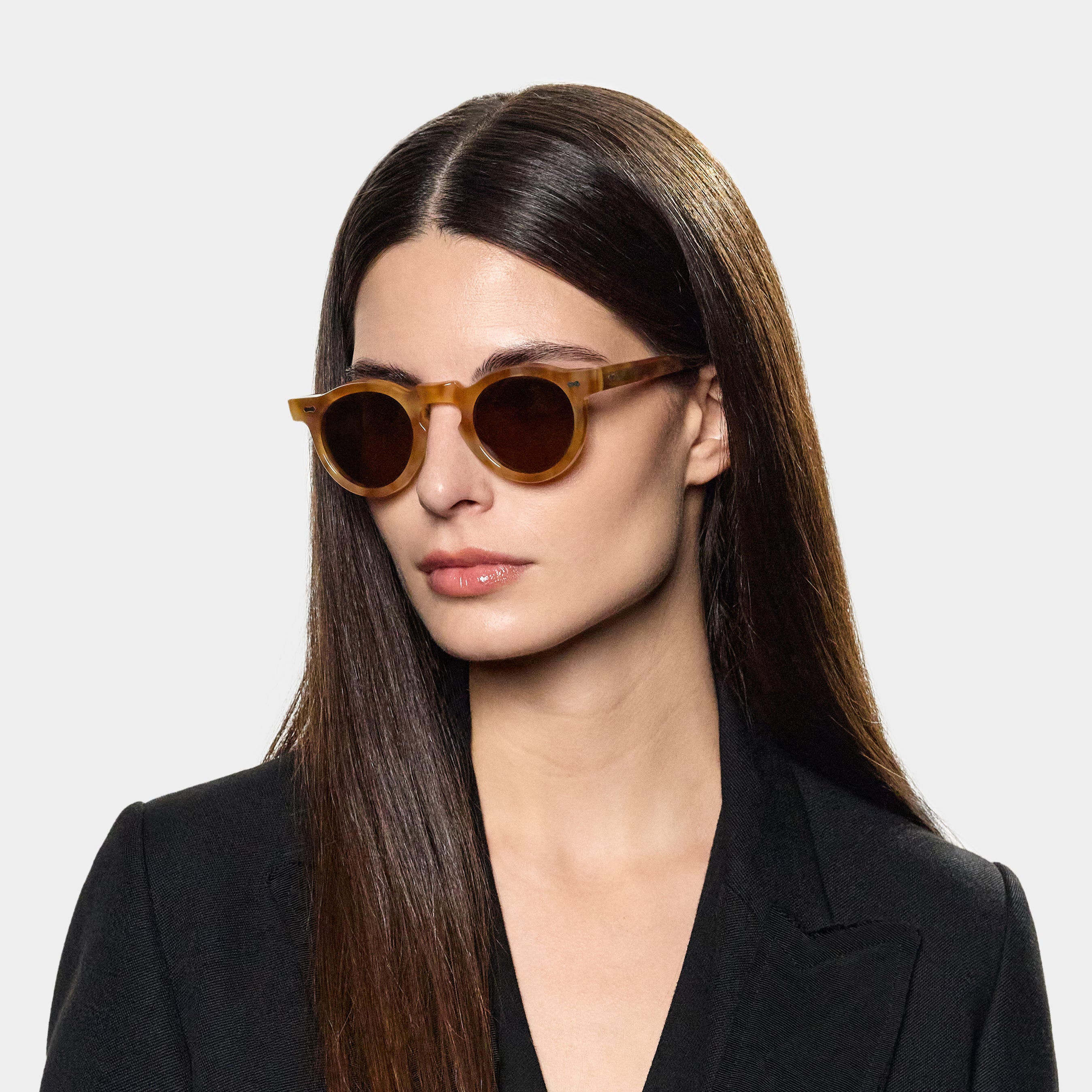 TBD Eyewear Welt Golden Havana Tobacco Lens Sunglasses Woman
