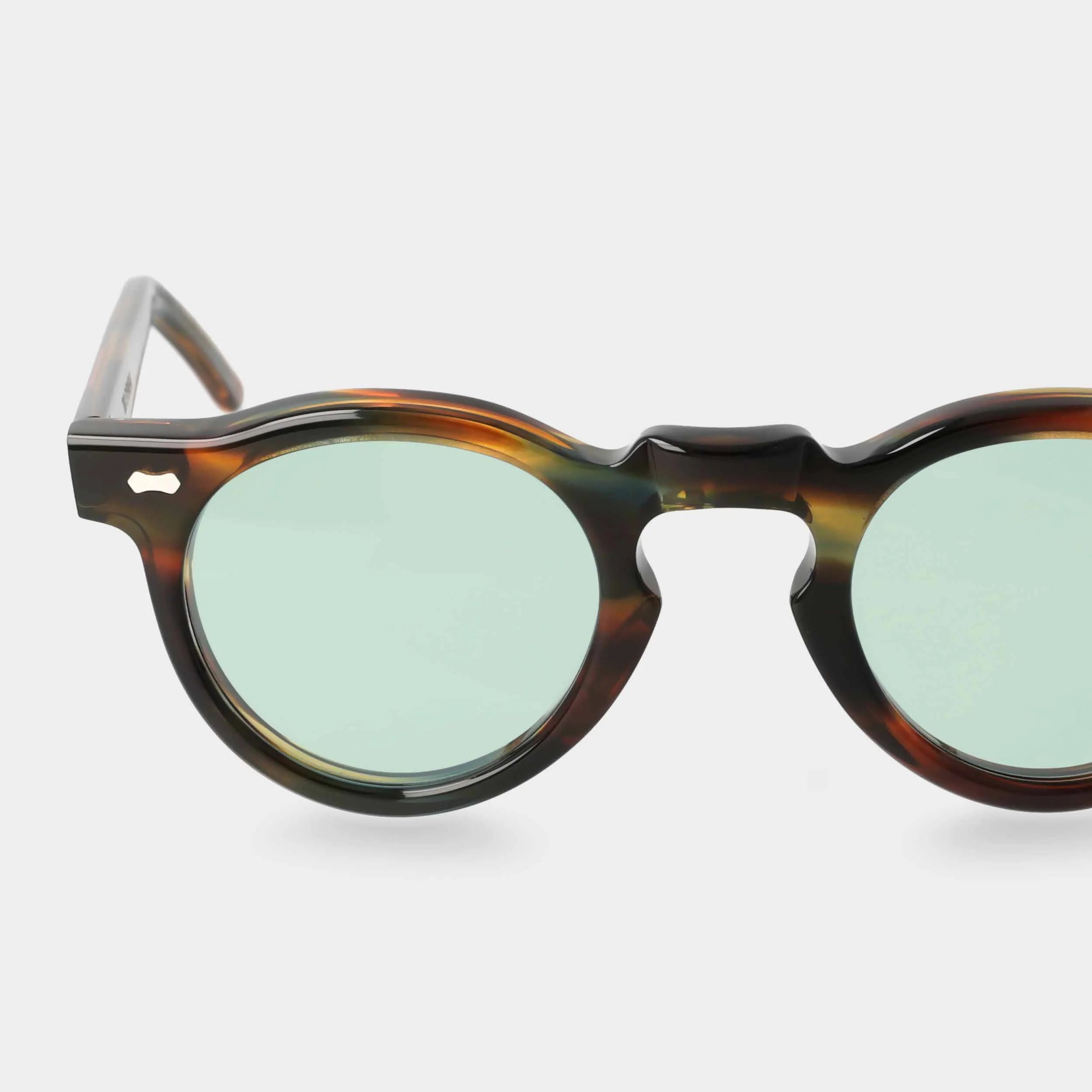 TBD Eyewear Welt River Light Green Lens Sunglasses Detail