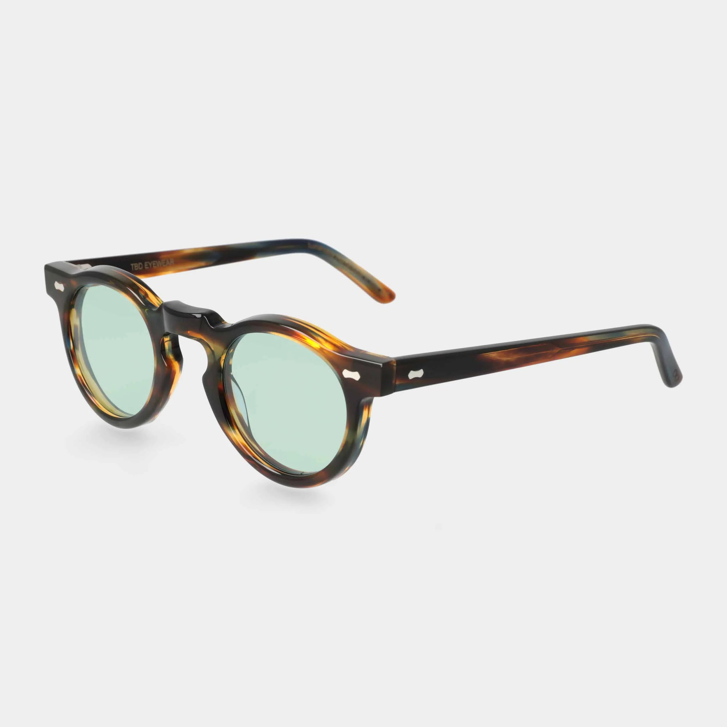 TBD Eyewear Welt River Light Green Lens Sunglasses Total