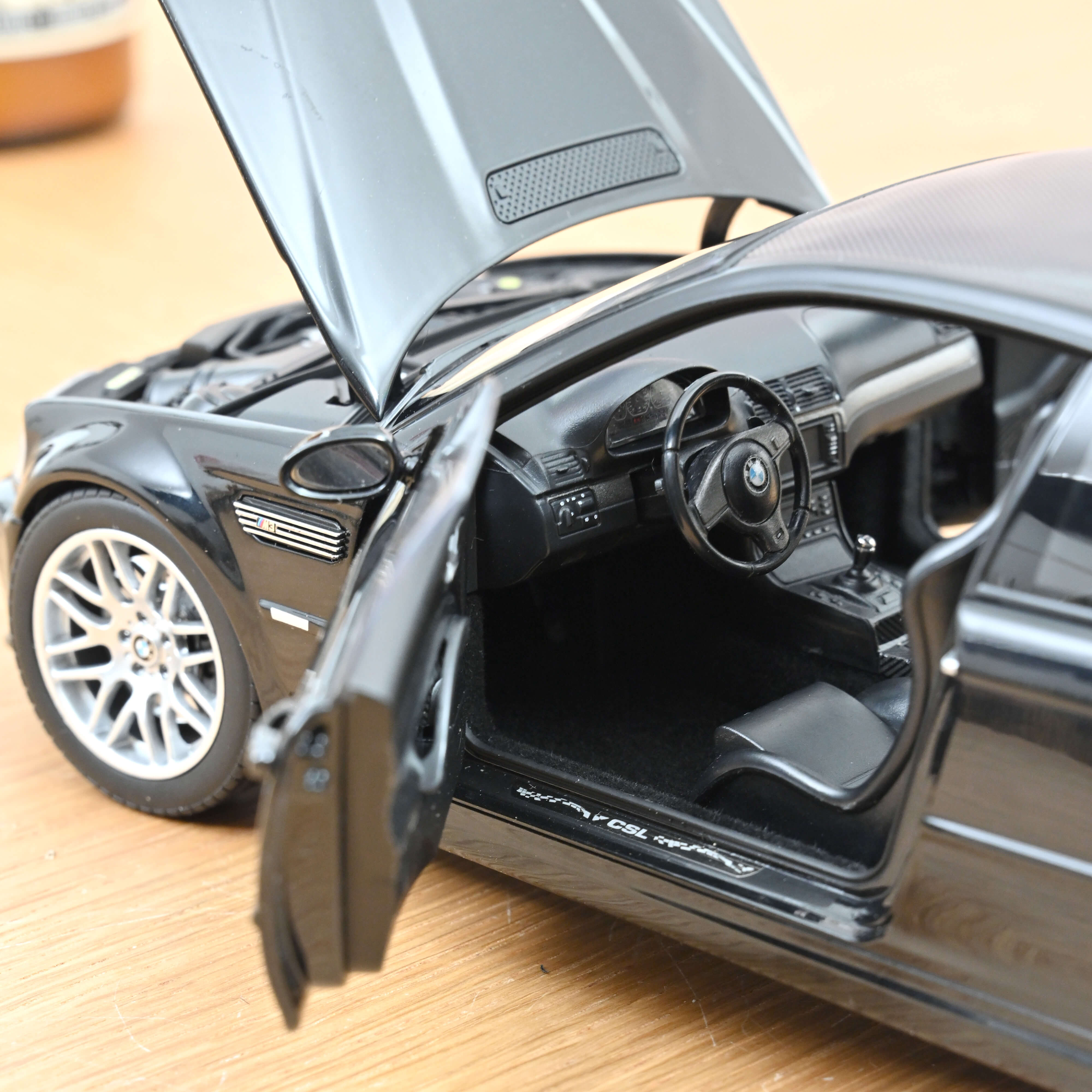 Norev BMW M3 CSL Saphire Black-2003 1:18 Diecast Car 183017