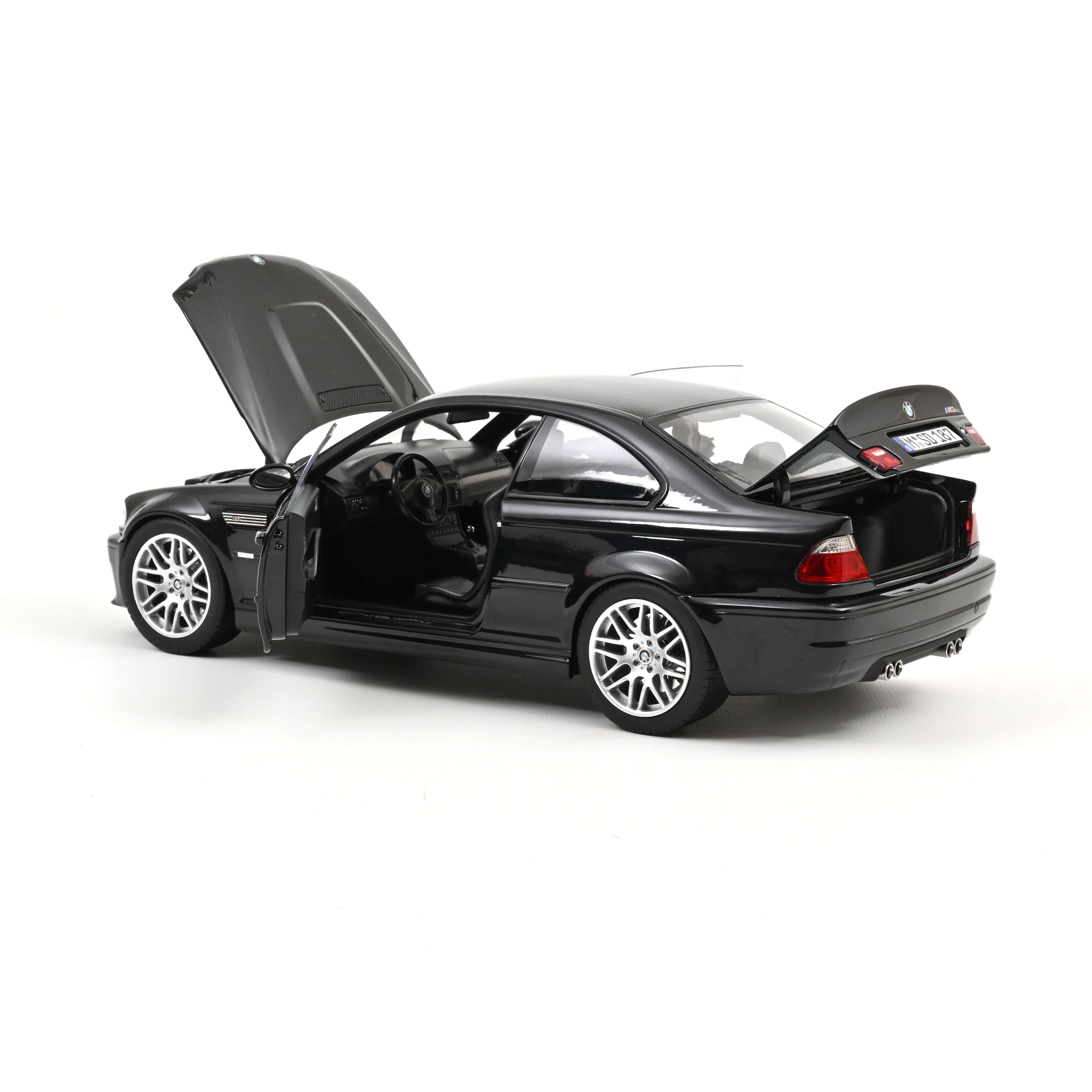 Norev BMW M3 CSL Saphire Black-2003 1:18 Diecast Car 183017