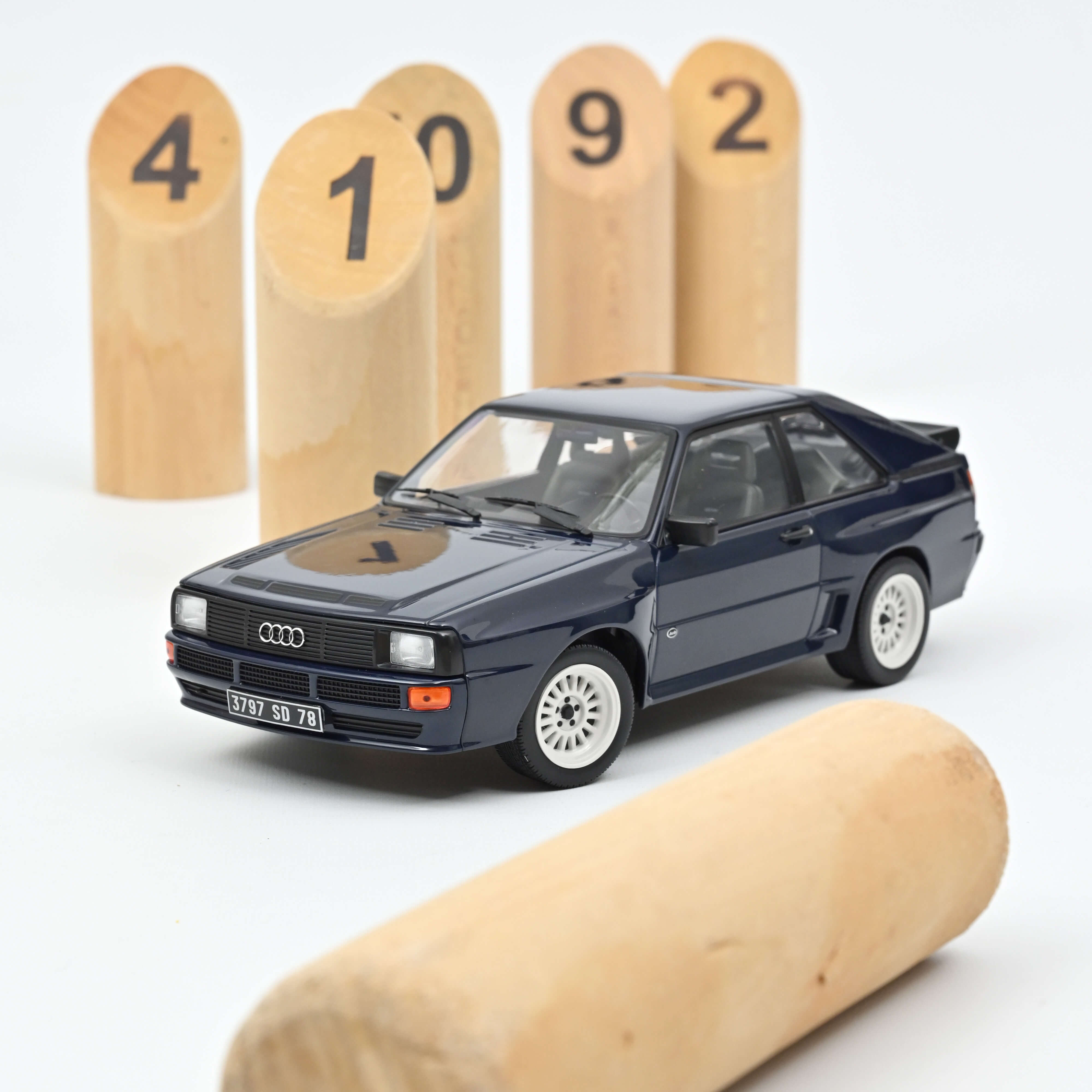 Norev Audi Sport Quattro Dark Blue - 1985 1:18 Diecast Car 188314