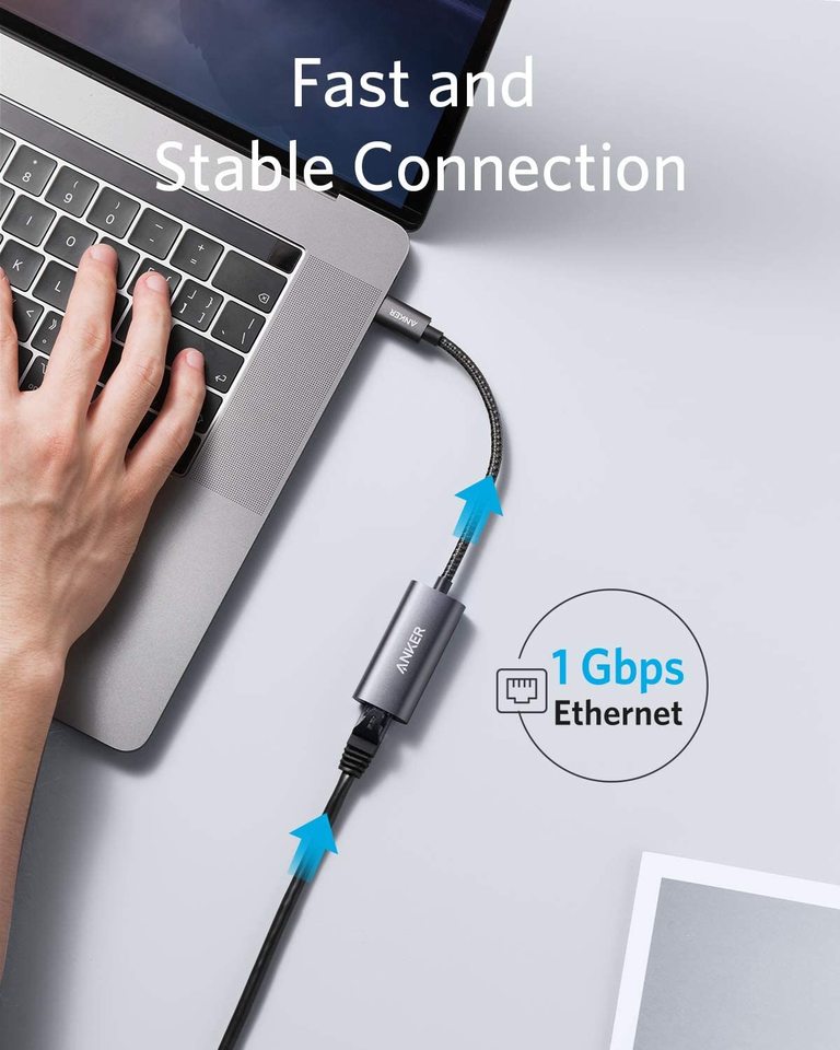 Anker Power Expand USB-C to Gigabit Ethernet Adapter