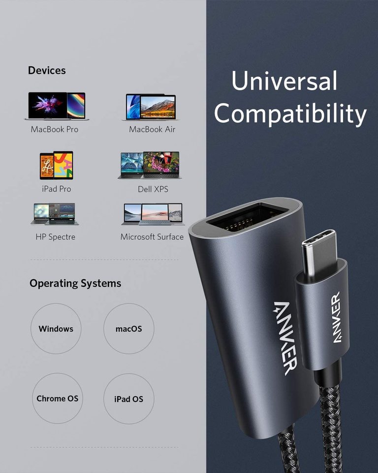 Anker Power Expand USB-C to Gigabit Ethernet Adapter