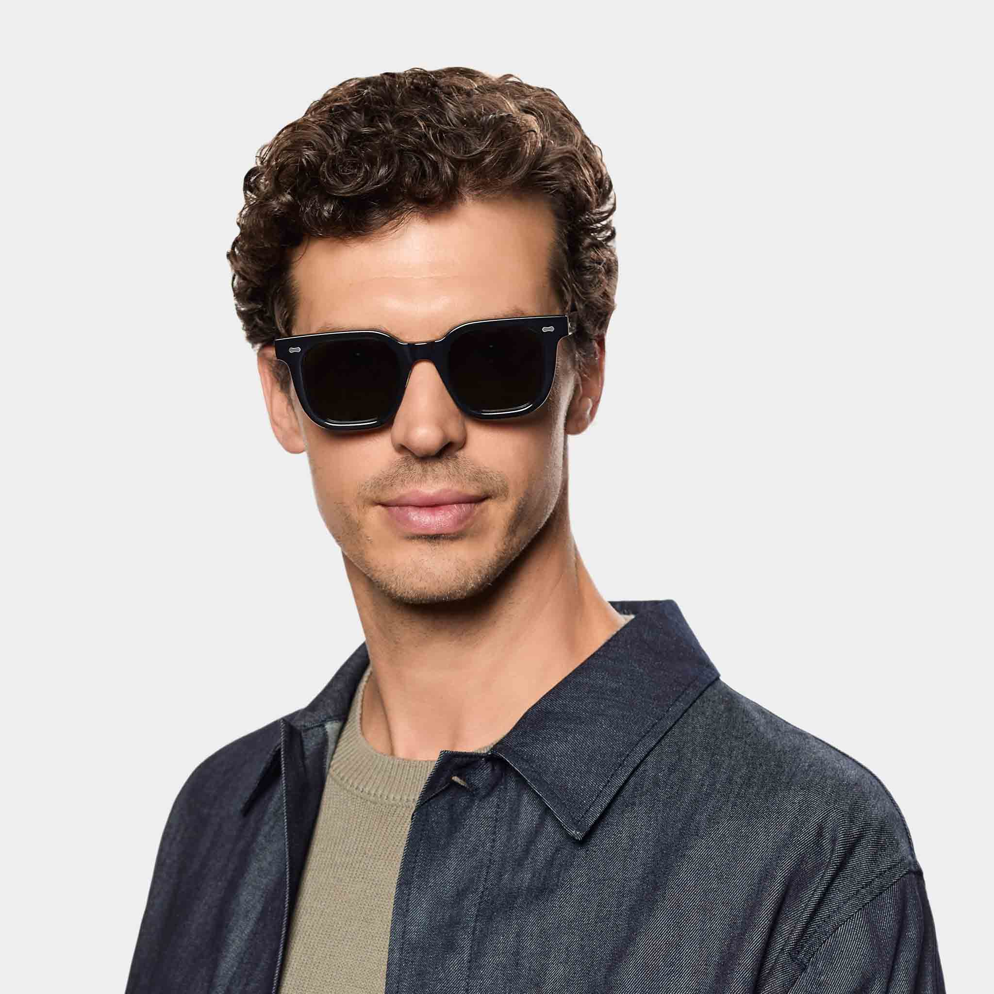 TBD Eyewear Mastro Eco Black | Bottle Green Lens Sunglasses