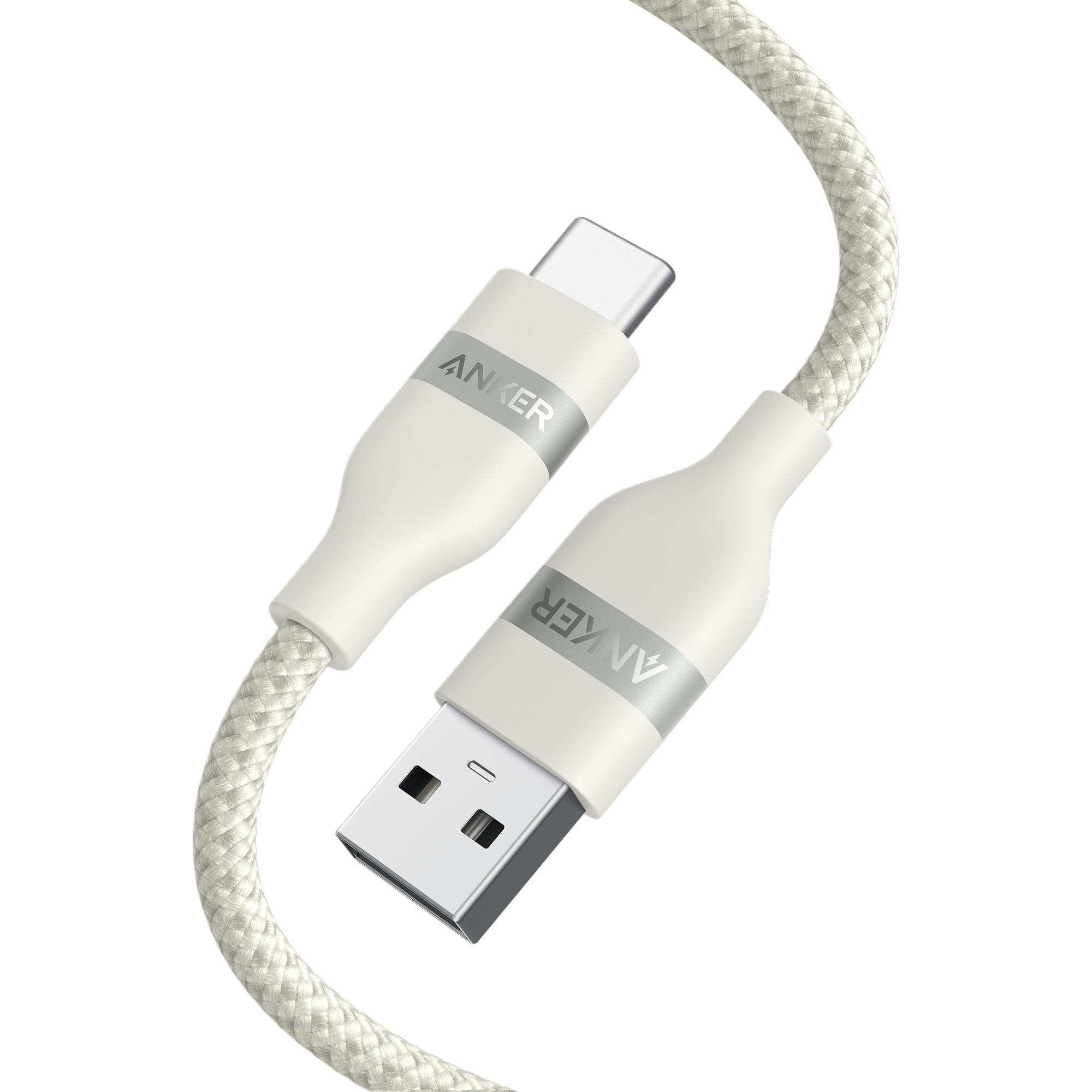 Anker USB-A to USB-C Cable (3 ft/6 ft, Upcycled-Braided)