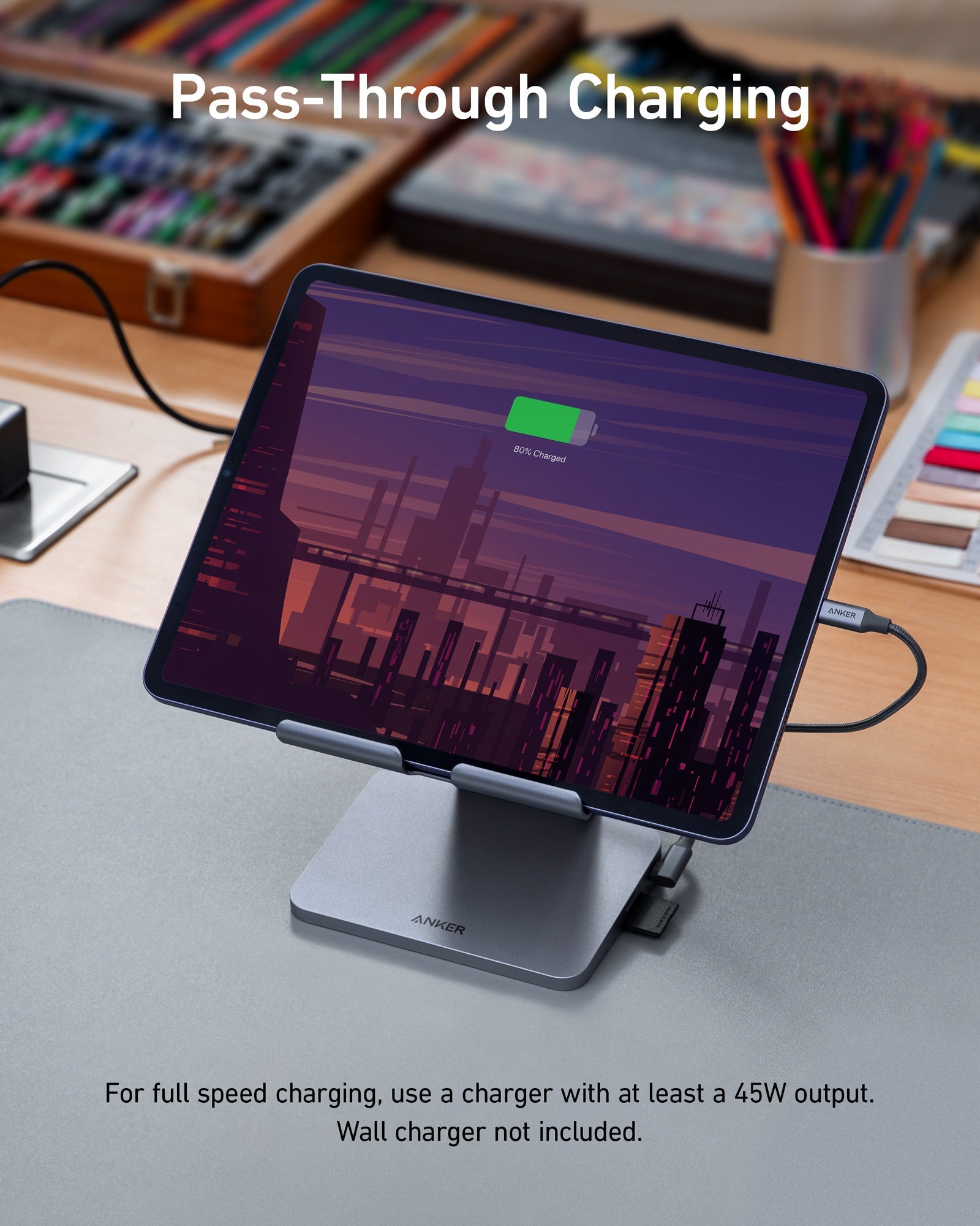 Anker 551USB-C Hub (8-in-1, Tablet Stand)