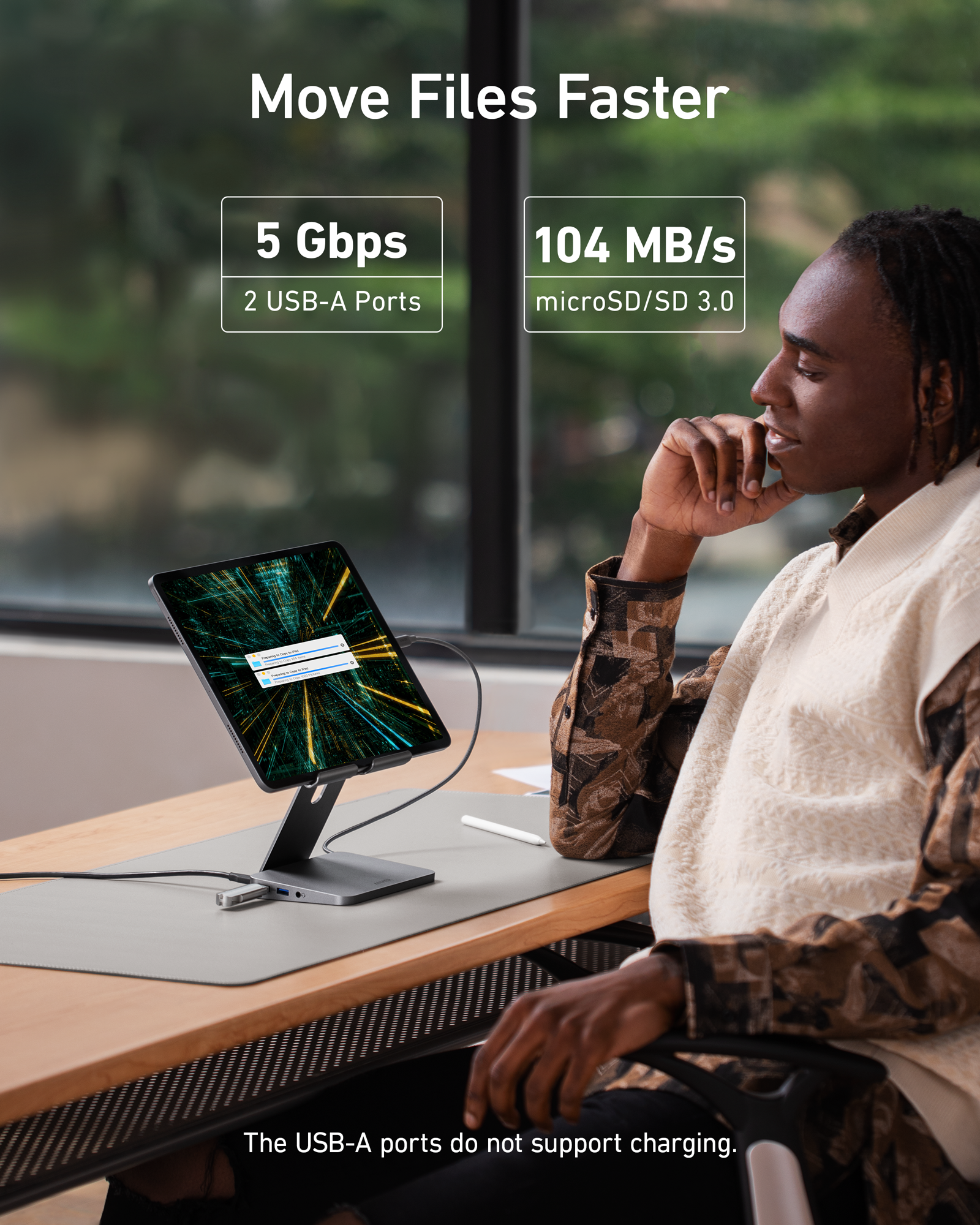 Anker 551USB-C Hub (8-in-1, Tablet Stand)