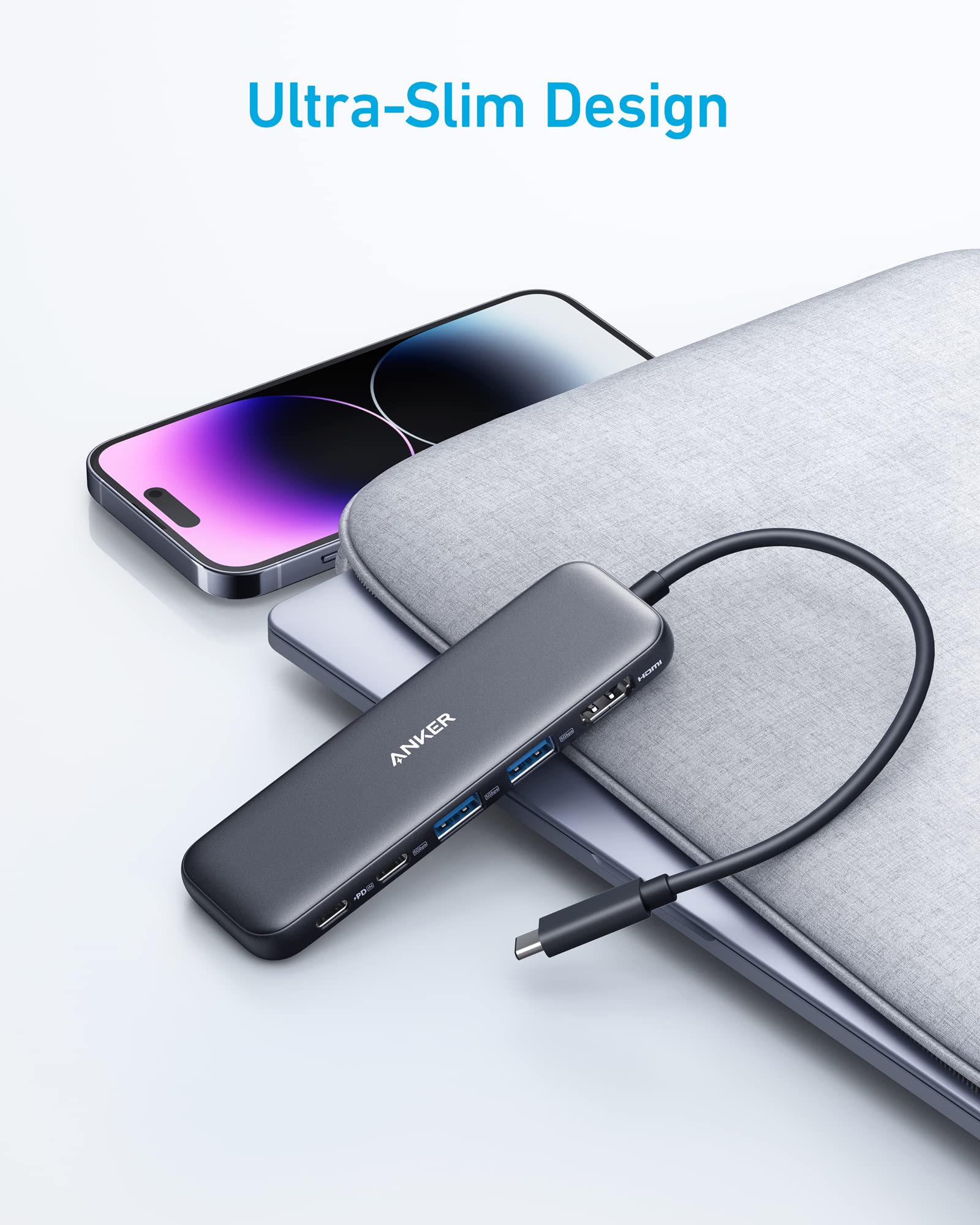 Refurbished Anker 332 USB-C Hub (5-in-1)