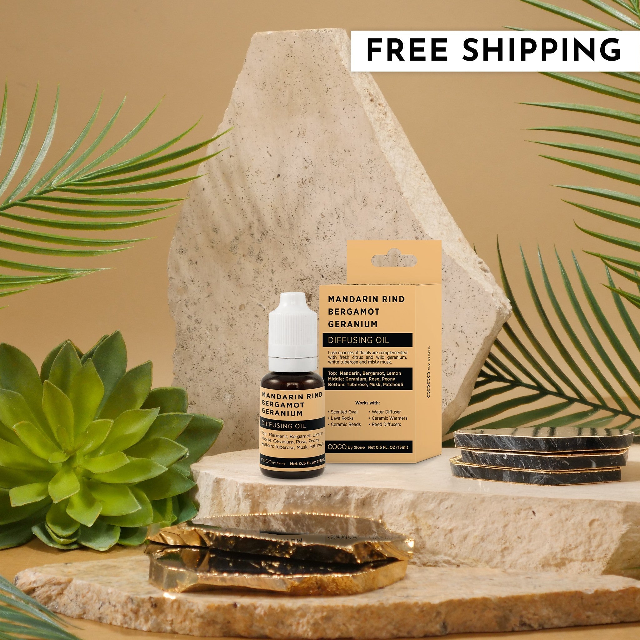 Diffusing Oil (Mandarin Rind | Bergamot | Geranium)