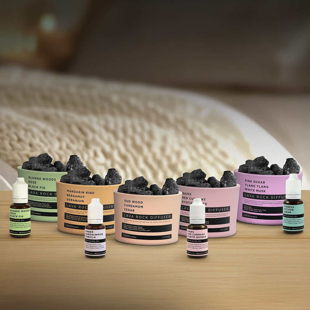 Stone Candles Baies Currants Quince Diffusing Oil - Thumbnail 2