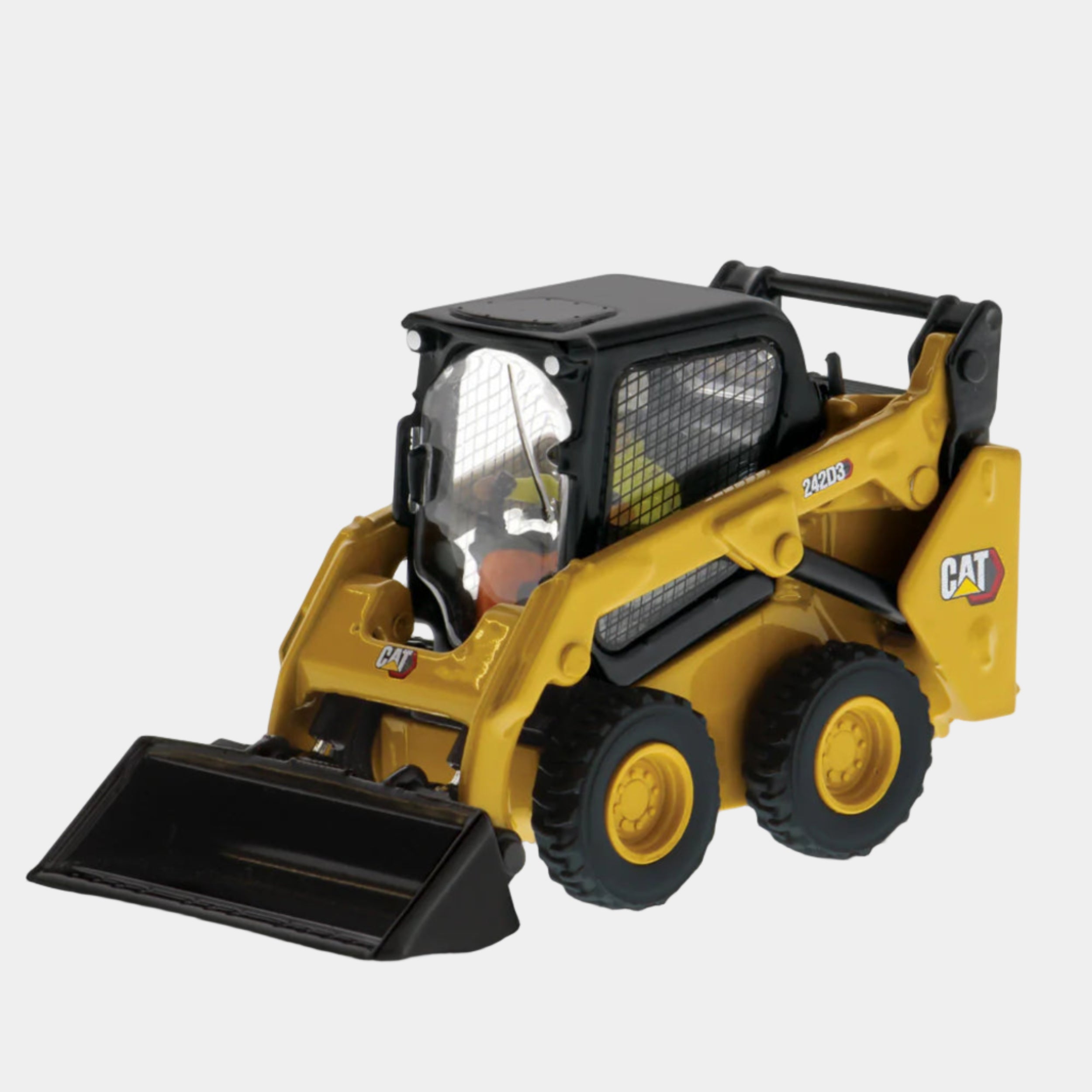 Diecast Masters 1:50 Cat 242D3 Skid Steer Loader Diecast Model 85676 Total