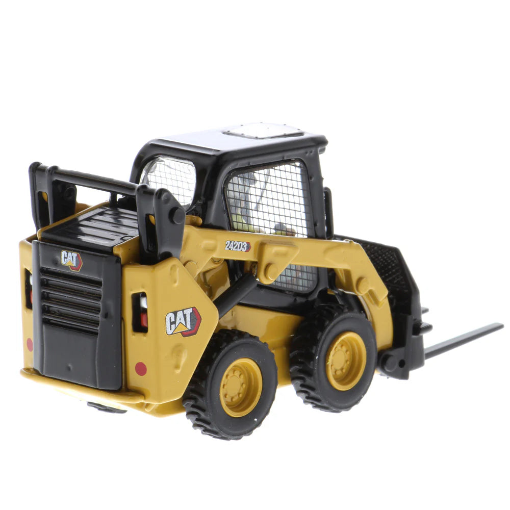 Diecast Masters 1:50 Cat 242D3 Skid Steer Loader Diecast Model 85676 Back Right