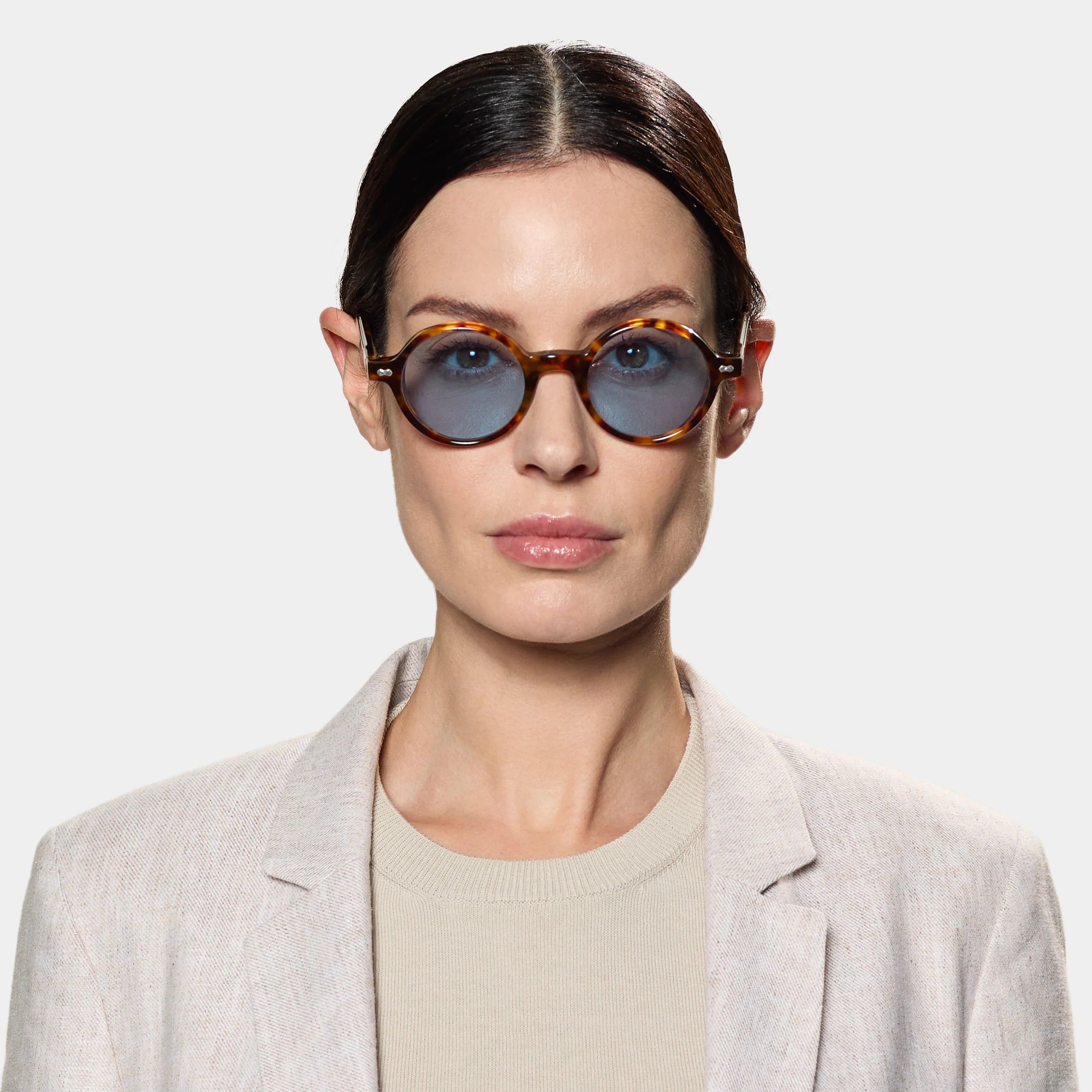 TBD Eyewear Giotto Eco Spotted Havana | Blue Lens Sunglasses