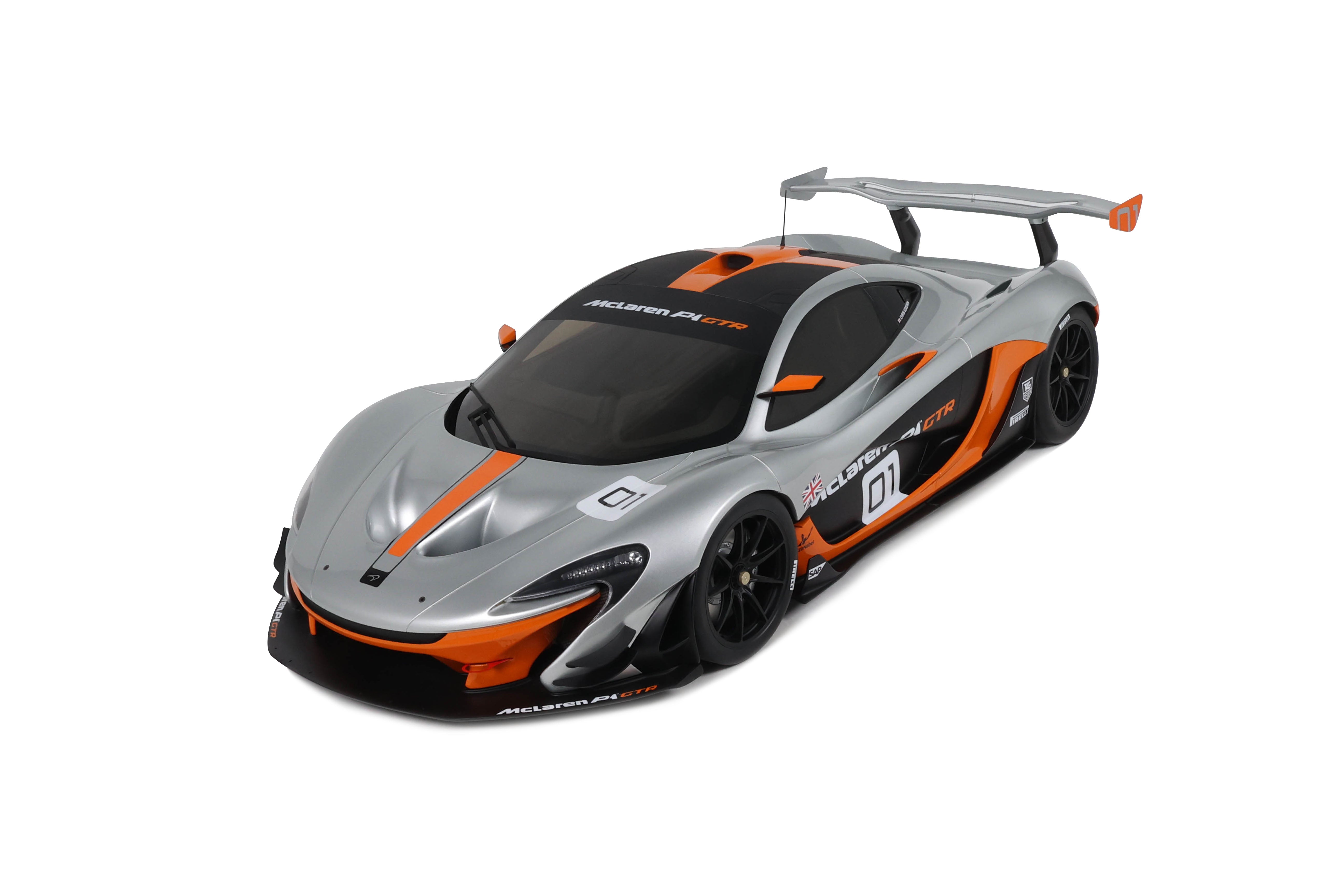 GT Spirit McLaren P1 GTR Pebble Beach Grey-2014 1:8 Diecast Car GTS800902
