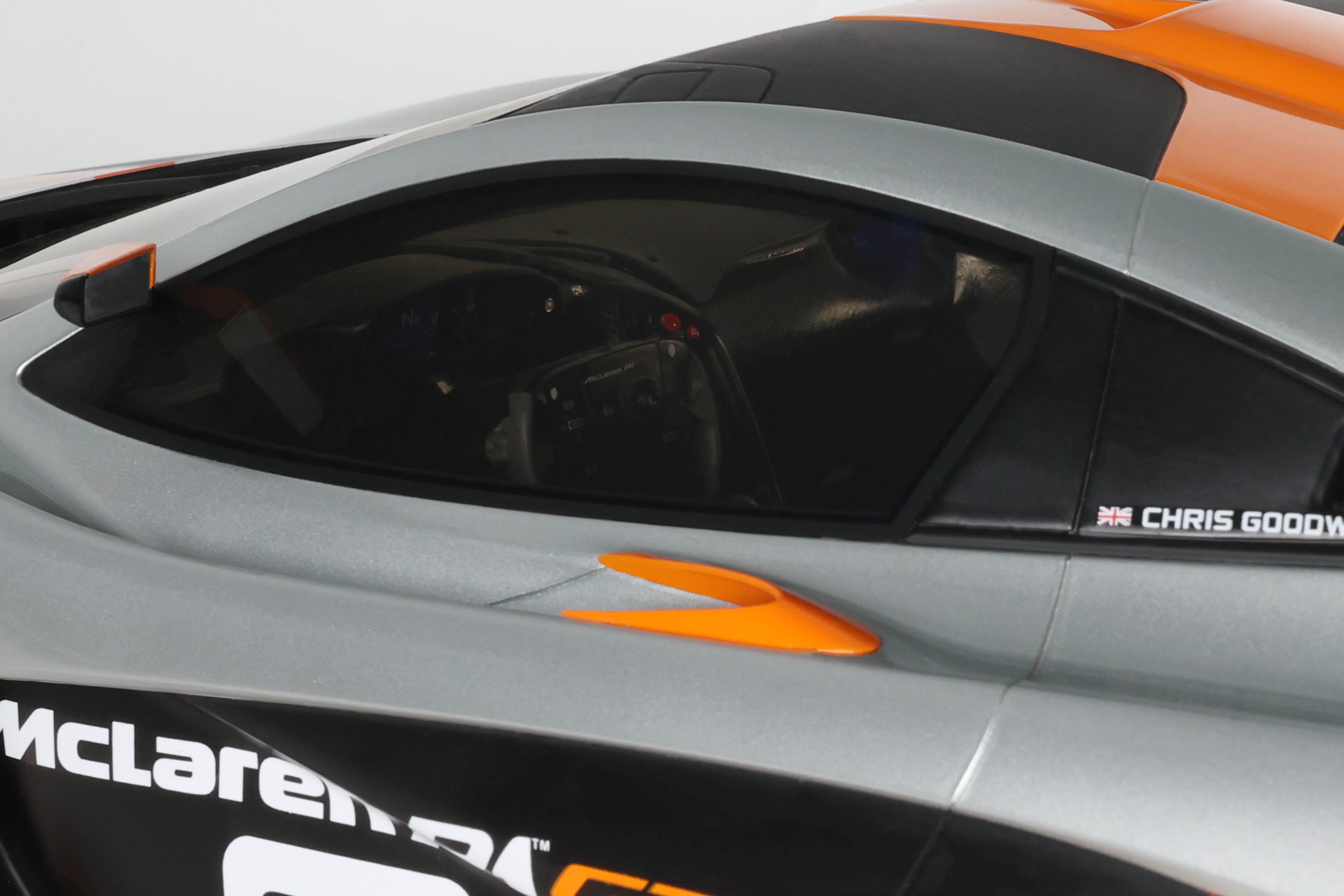 GT Spirit McLaren P1 GTR Pebble Beach Grey-2014 1:8 Diecast Car GTS800902