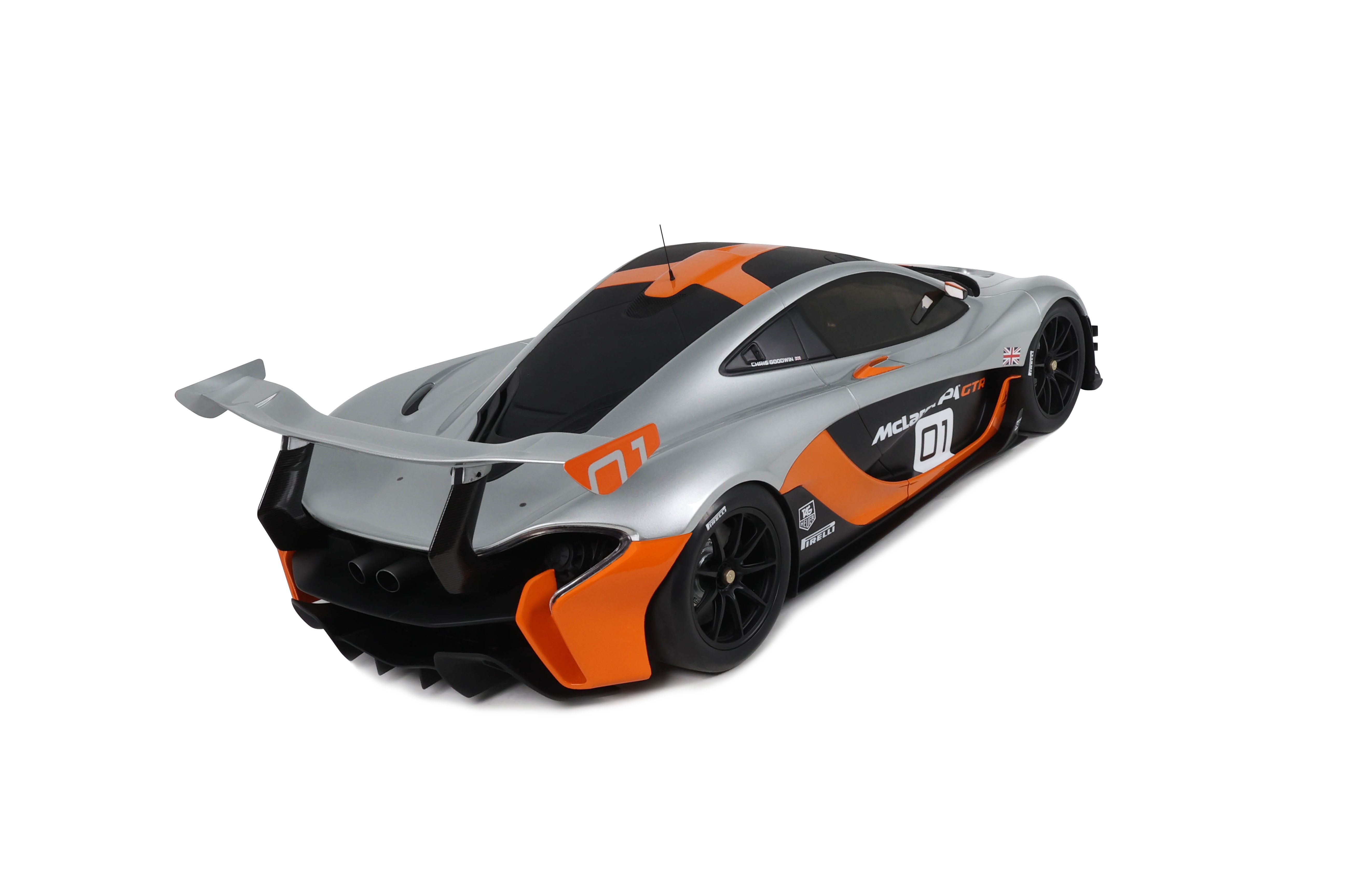 GT Spirit McLaren P1 GTR Pebble Beach Grey-2014 1:8 Diecast Car GTS800902