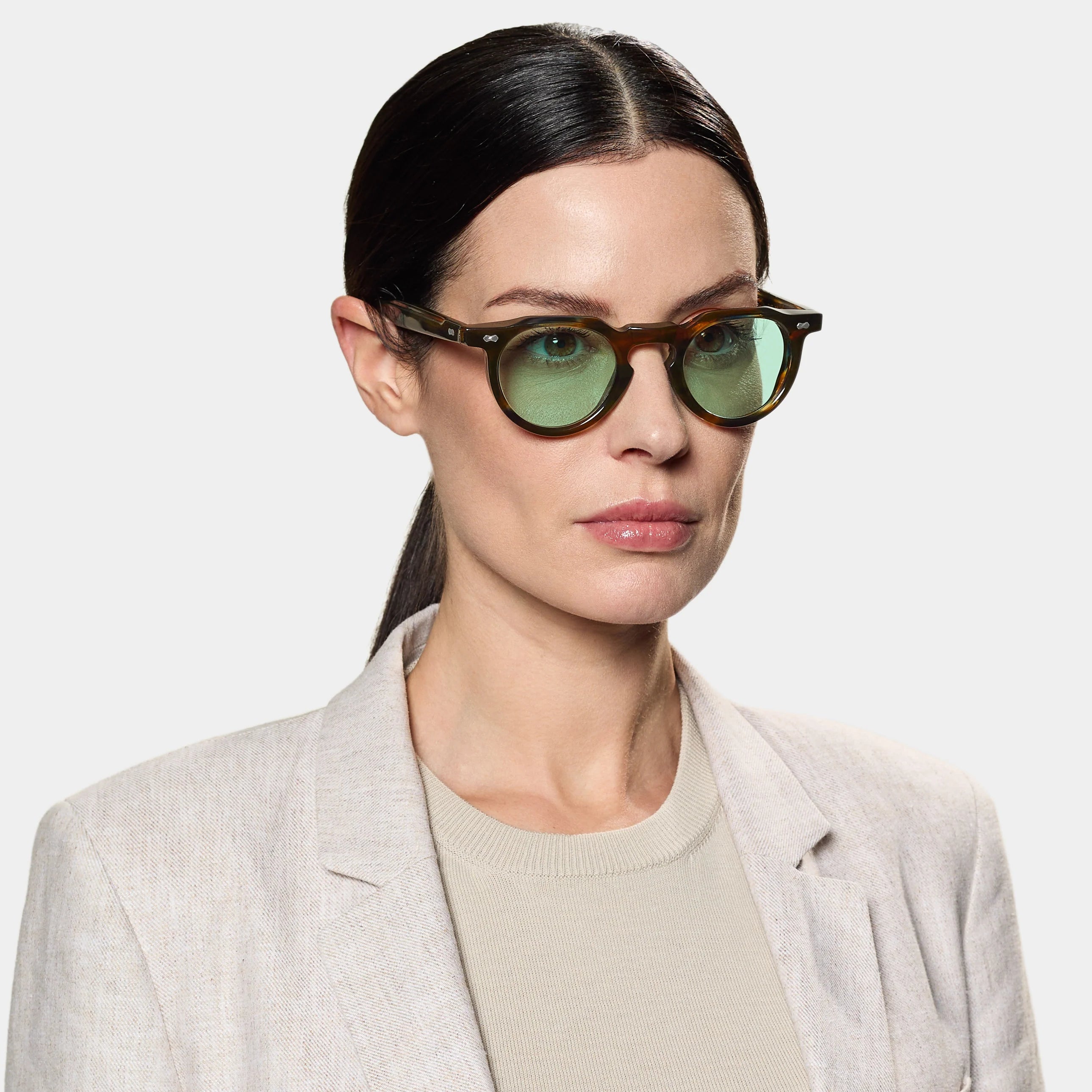TBD Eyewear Hem River | Light Green Lens Sunglasses