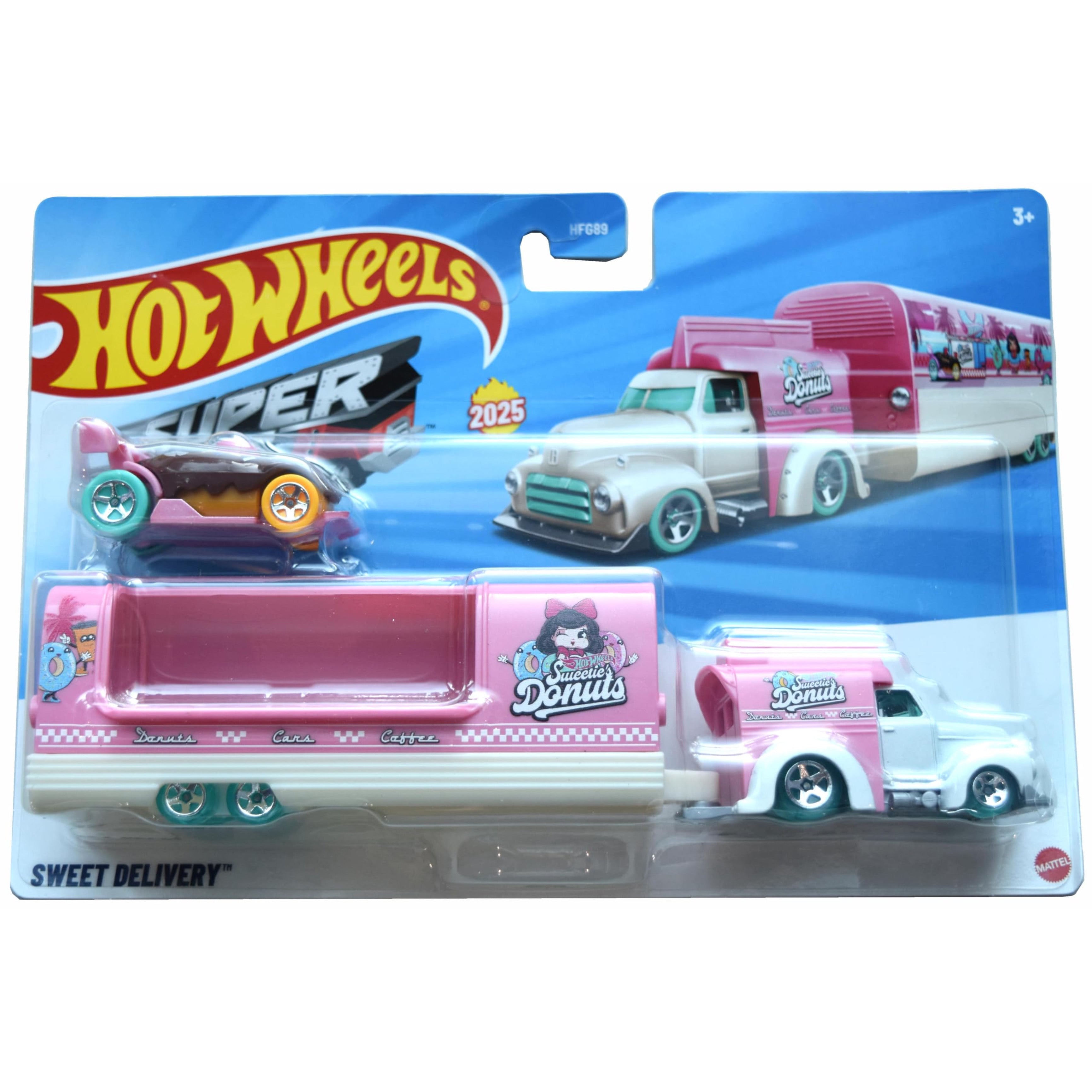 Hot Wheels Track Fleet/Super Rigs 1:64 Assorted Diecast Cars