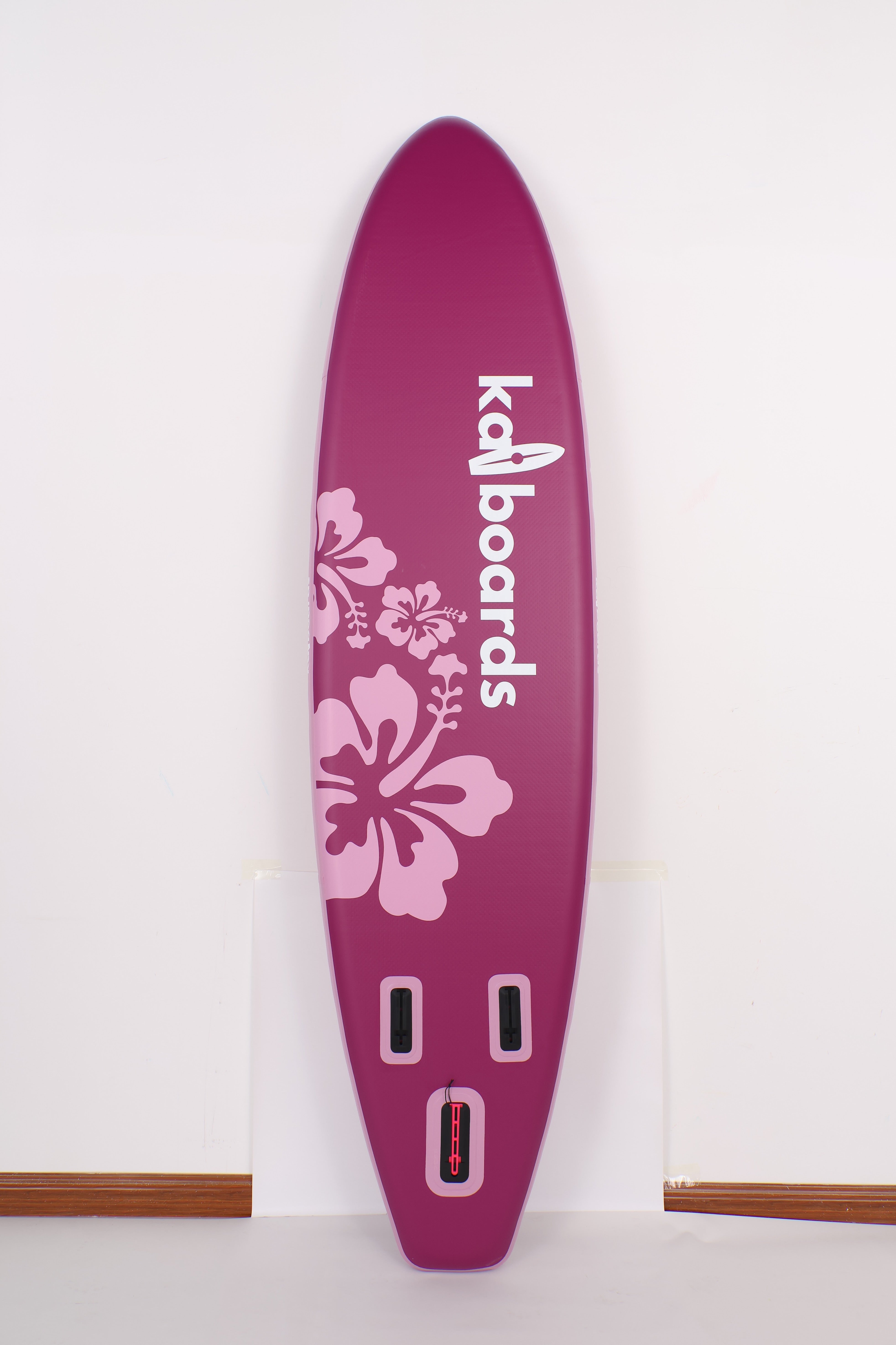 Kai Boards The Hibiscus 10’6 Inflatable SUP Paddle Board Set - Pink