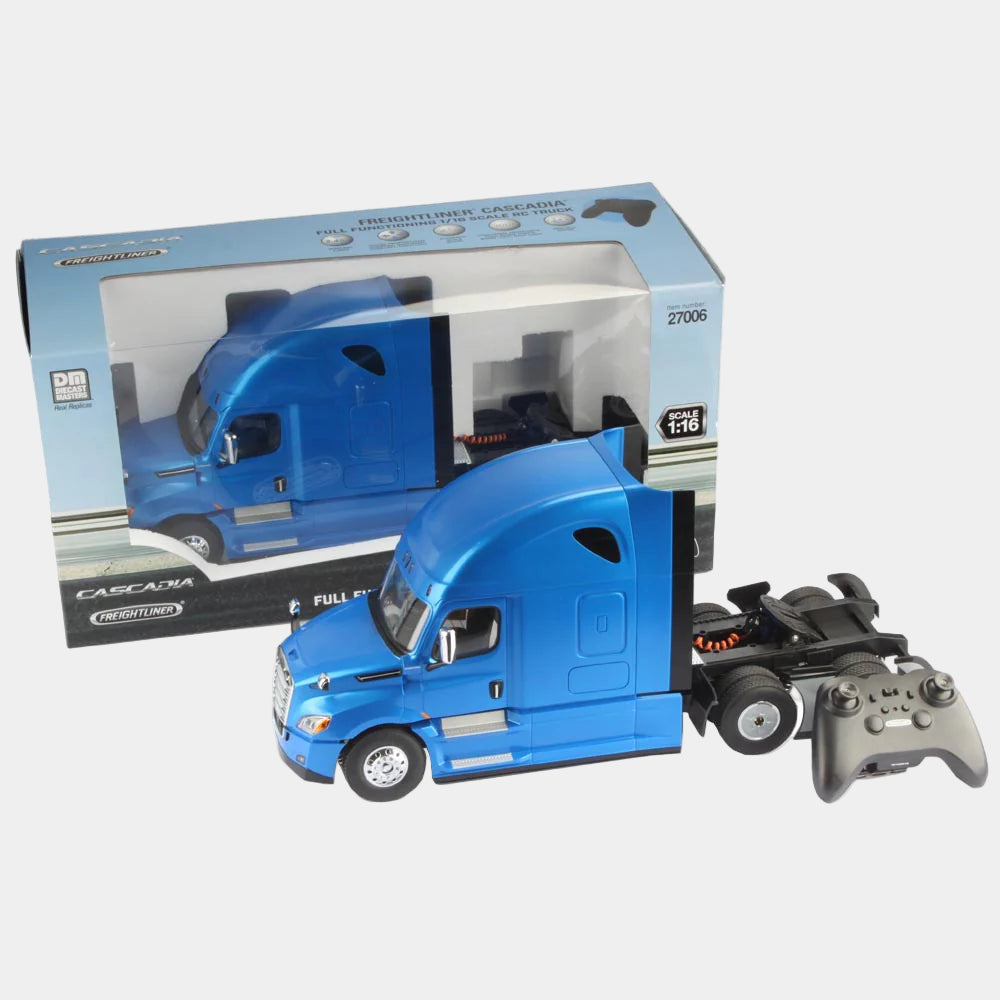 Diecast Masters 1:16 Freightliner Cascadia Truck Raised Roof Sleeper Cab Radio Control Toy 27006