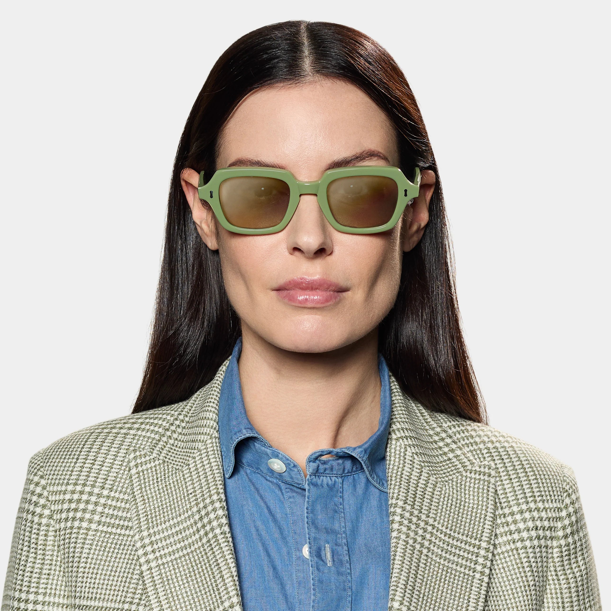 TBD Eyewear Oak Sage | Mirror Green Lens Sunglasses