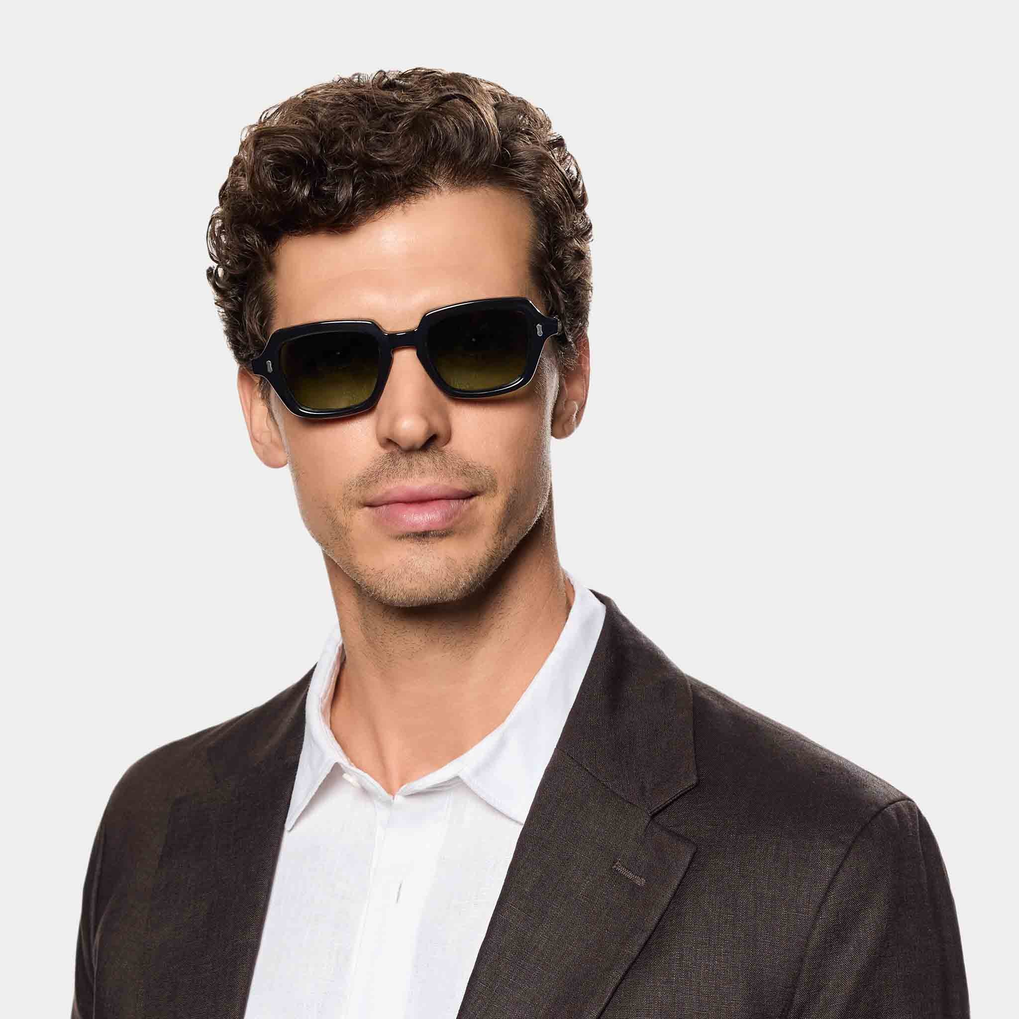 TBD Eyewear Oak Eco Black | Green Lens Sunglasses