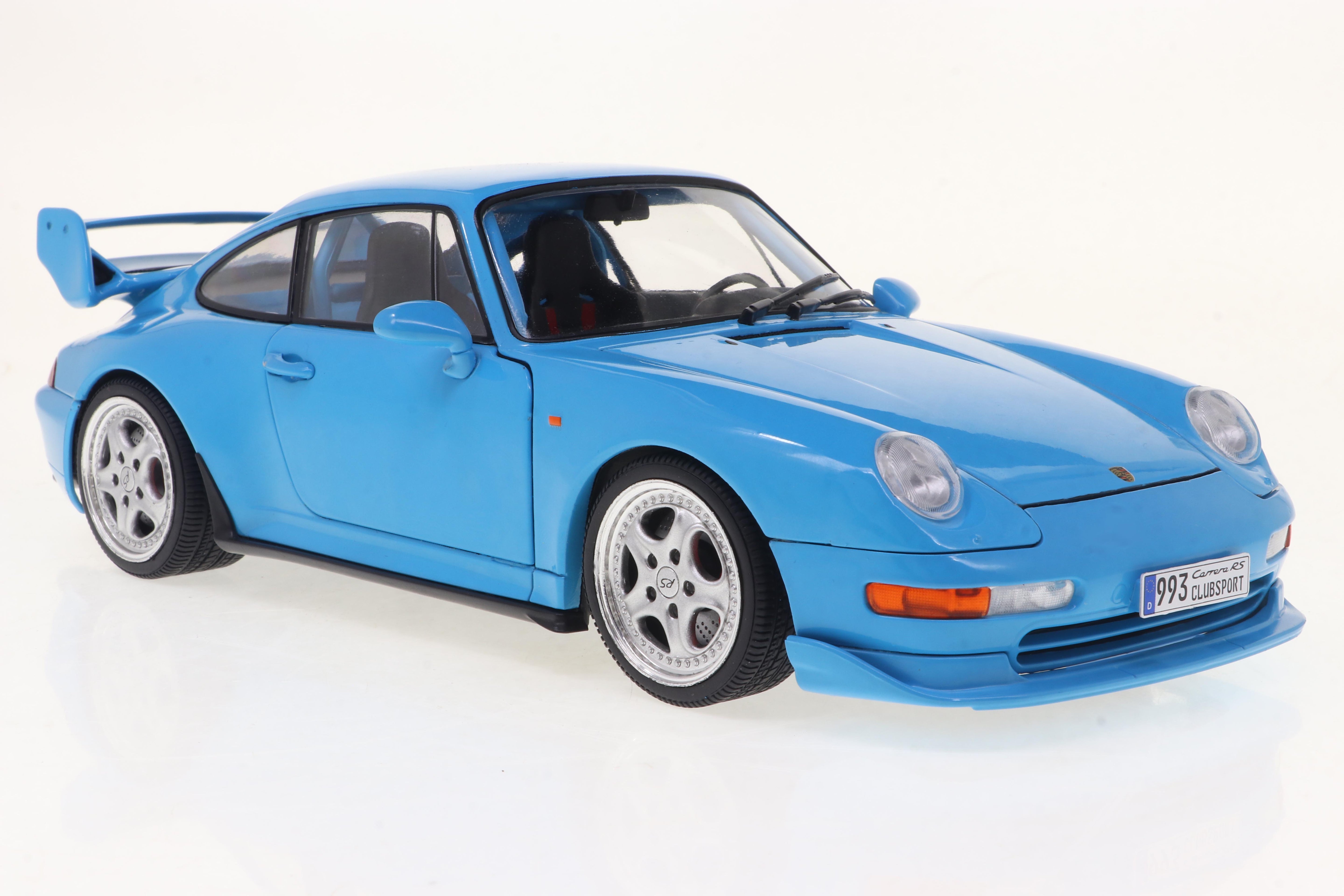 Solido Porsche 911 (993) Riviera Blue - 1997 1:18 Diecast Car S1810101