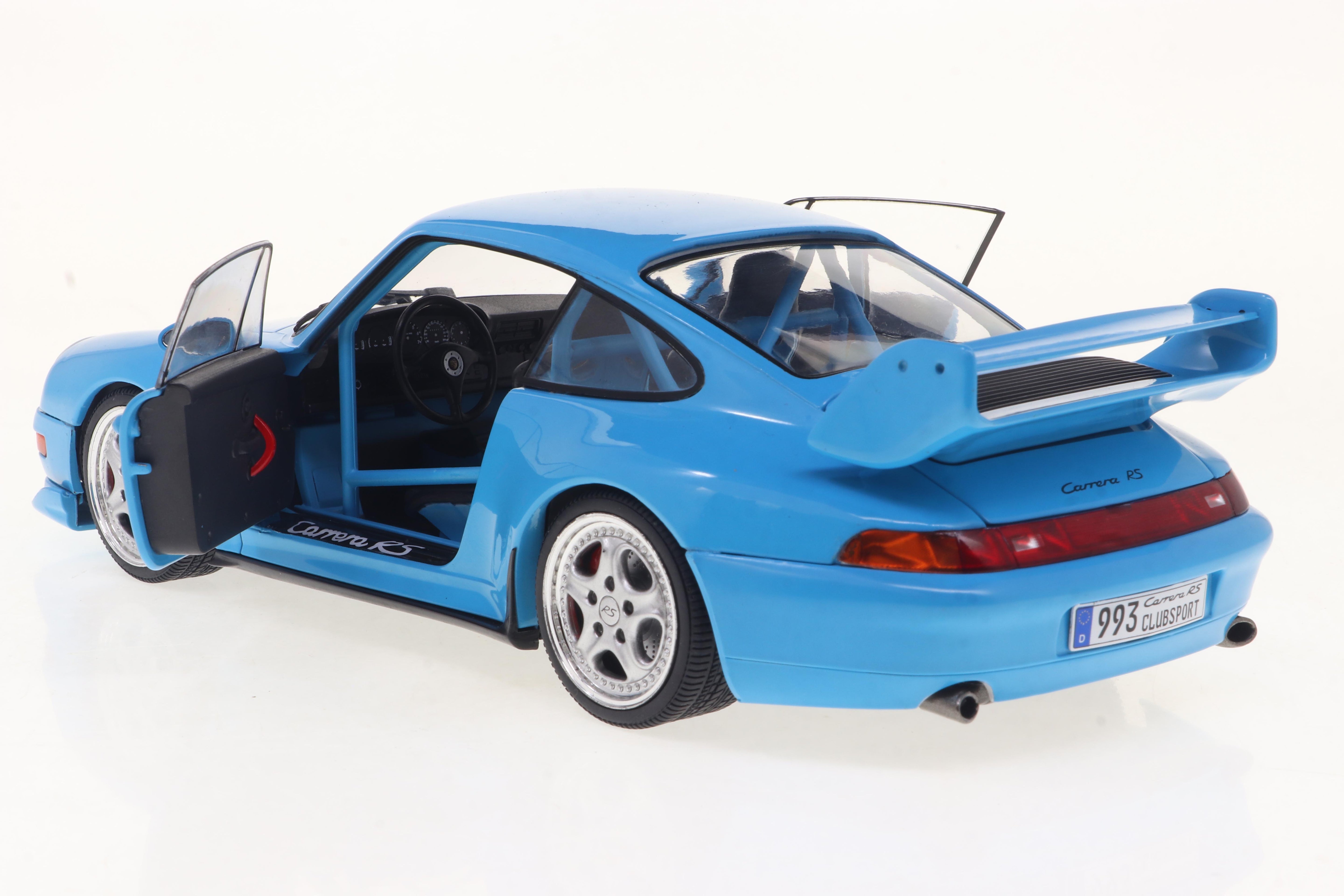 Solido Porsche 911 (993) Riviera Blue - 1997 1:18 Diecast Car S1810101