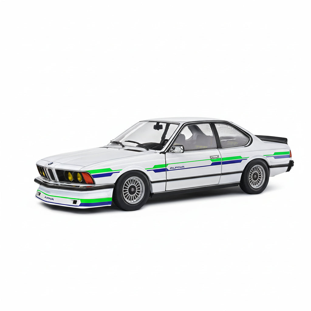 Solido BMW Alpina B7 Turbo (E24) – 1984 1:18 White Diecast Car S1810303