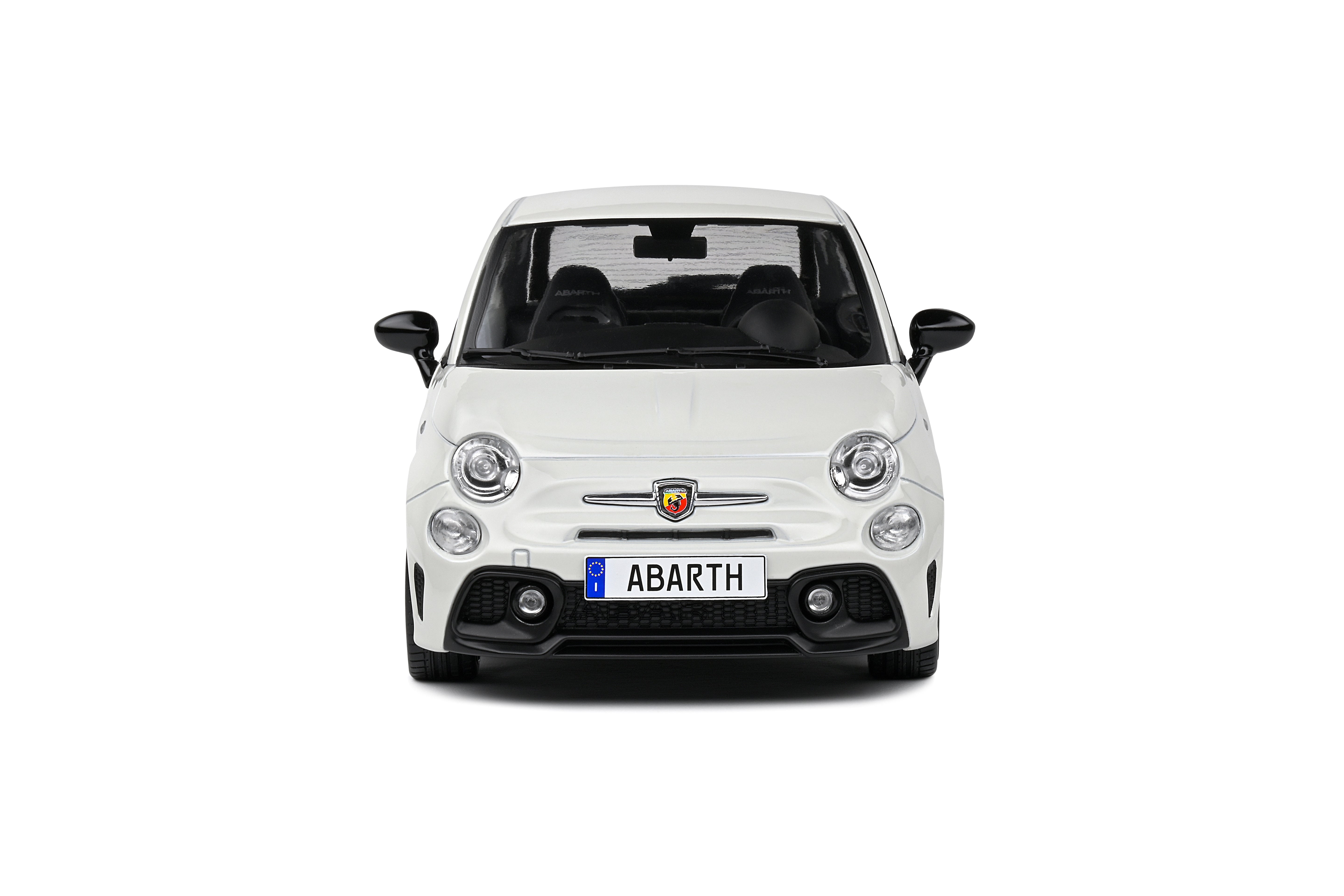 Solido Fiat F595 Abarth White - 2022 1:18 Diecast Car S1811301