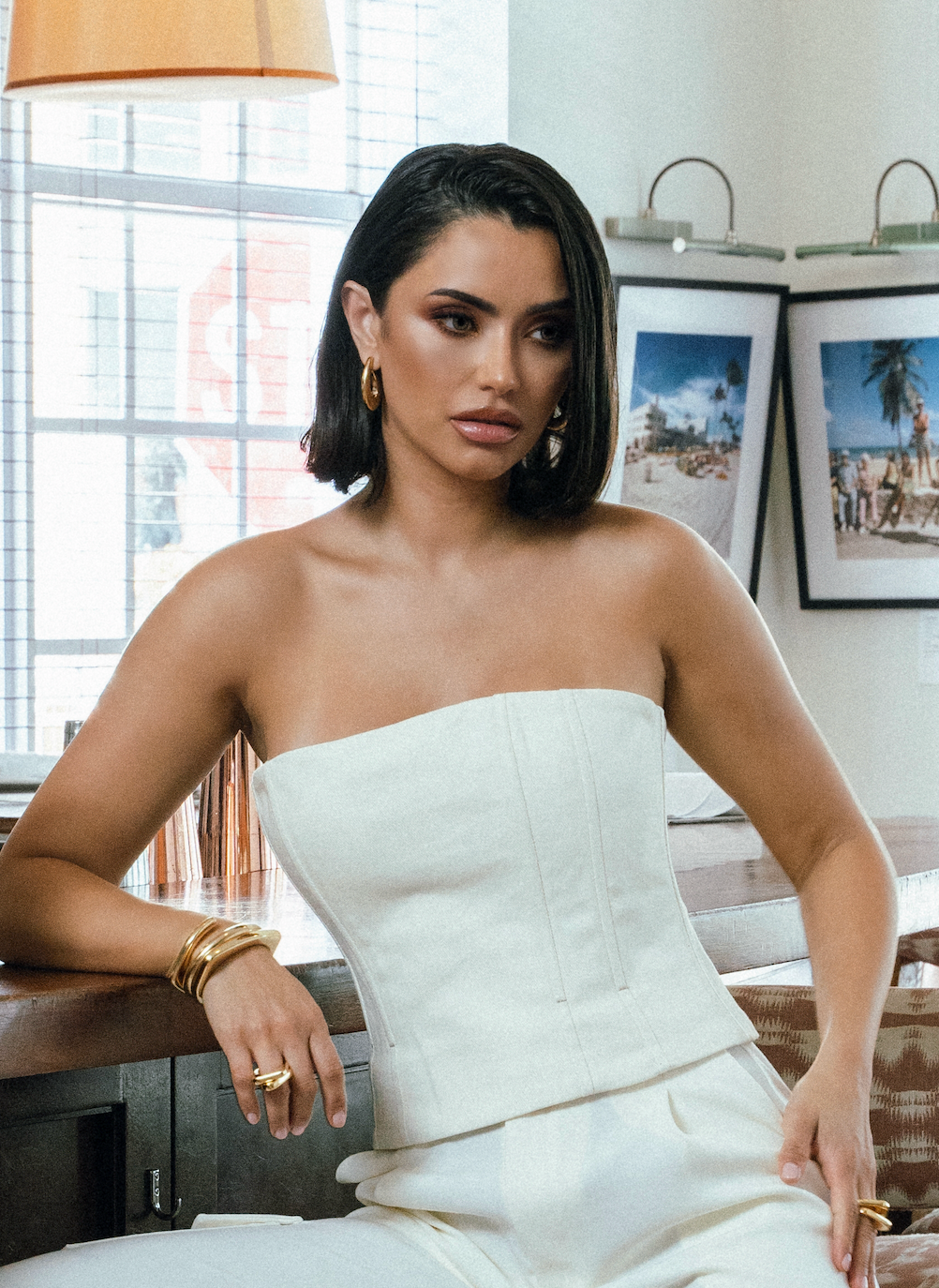 Denise Pacini Clara Gold Hoops