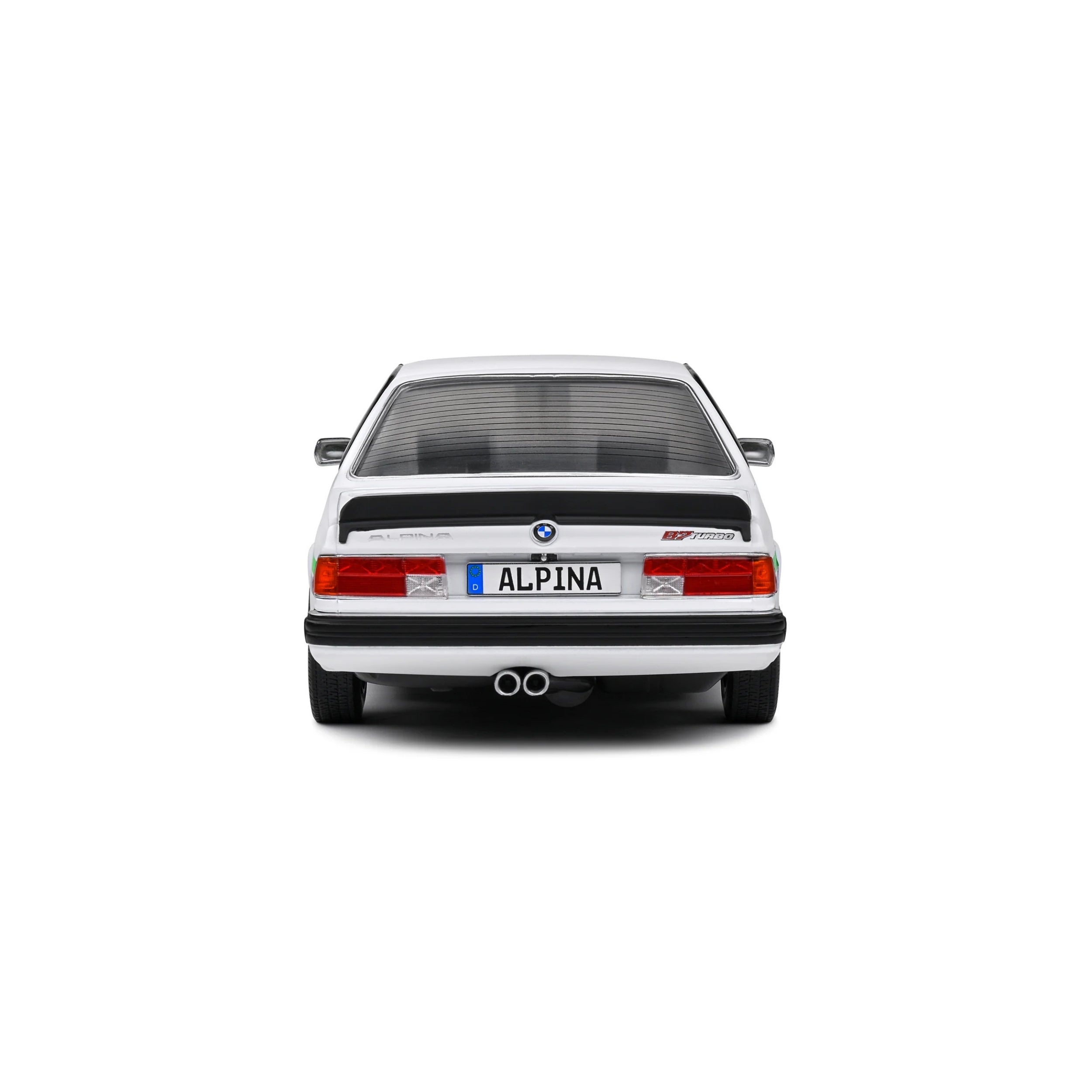 Solido White BMW Alpina B7 Turbo E24 1984 Back