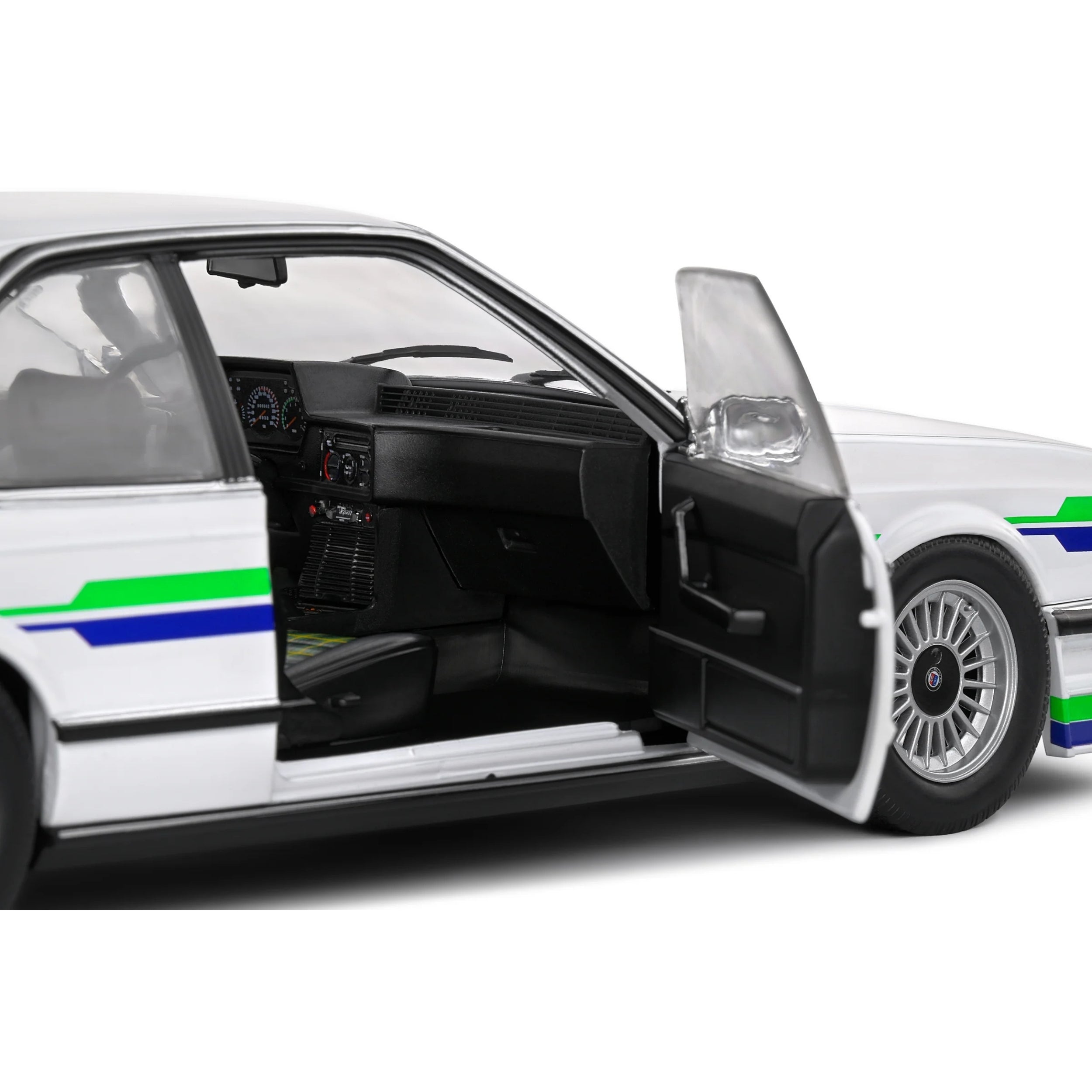 Solido White BMW Alpina B7 Turbo E24 1984 Open Door 2