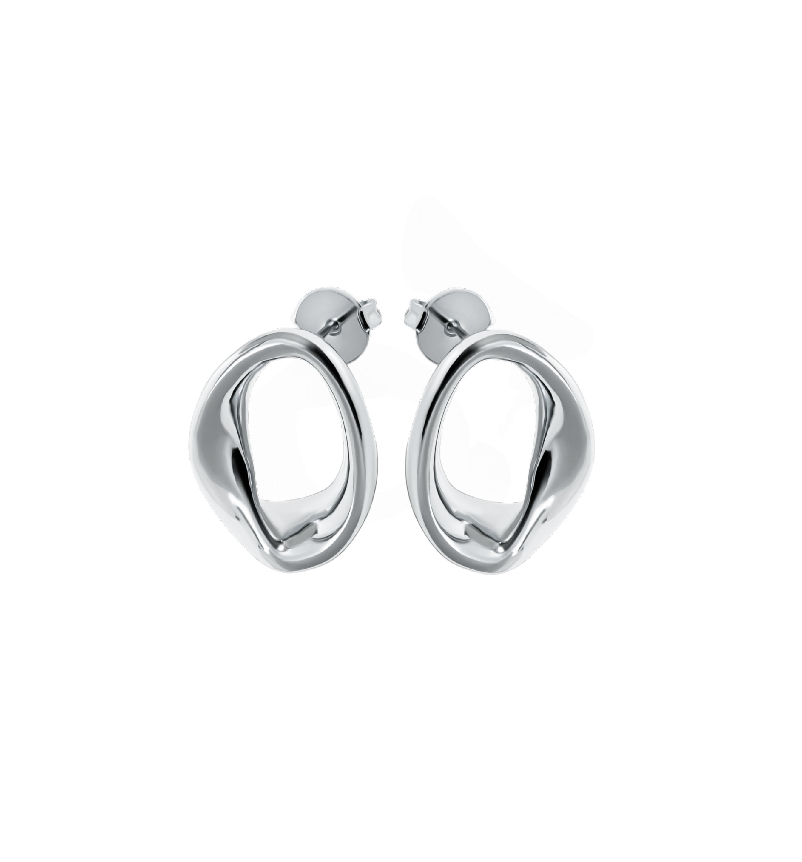 Denise Pacini Kate Abstract Oval Earrings