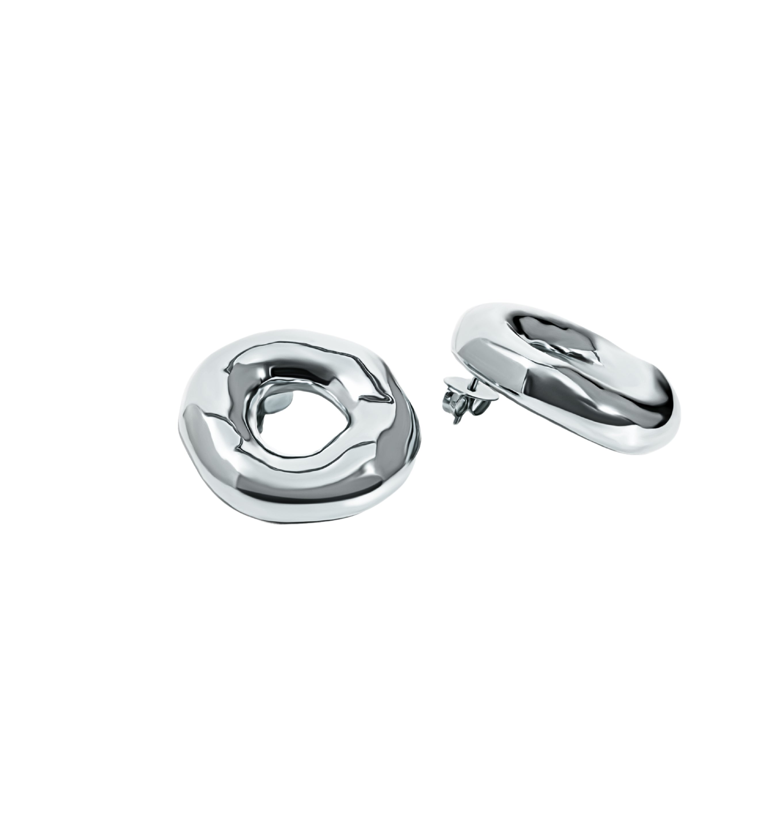 Denise Pacini Mary Melted Circle Earrings