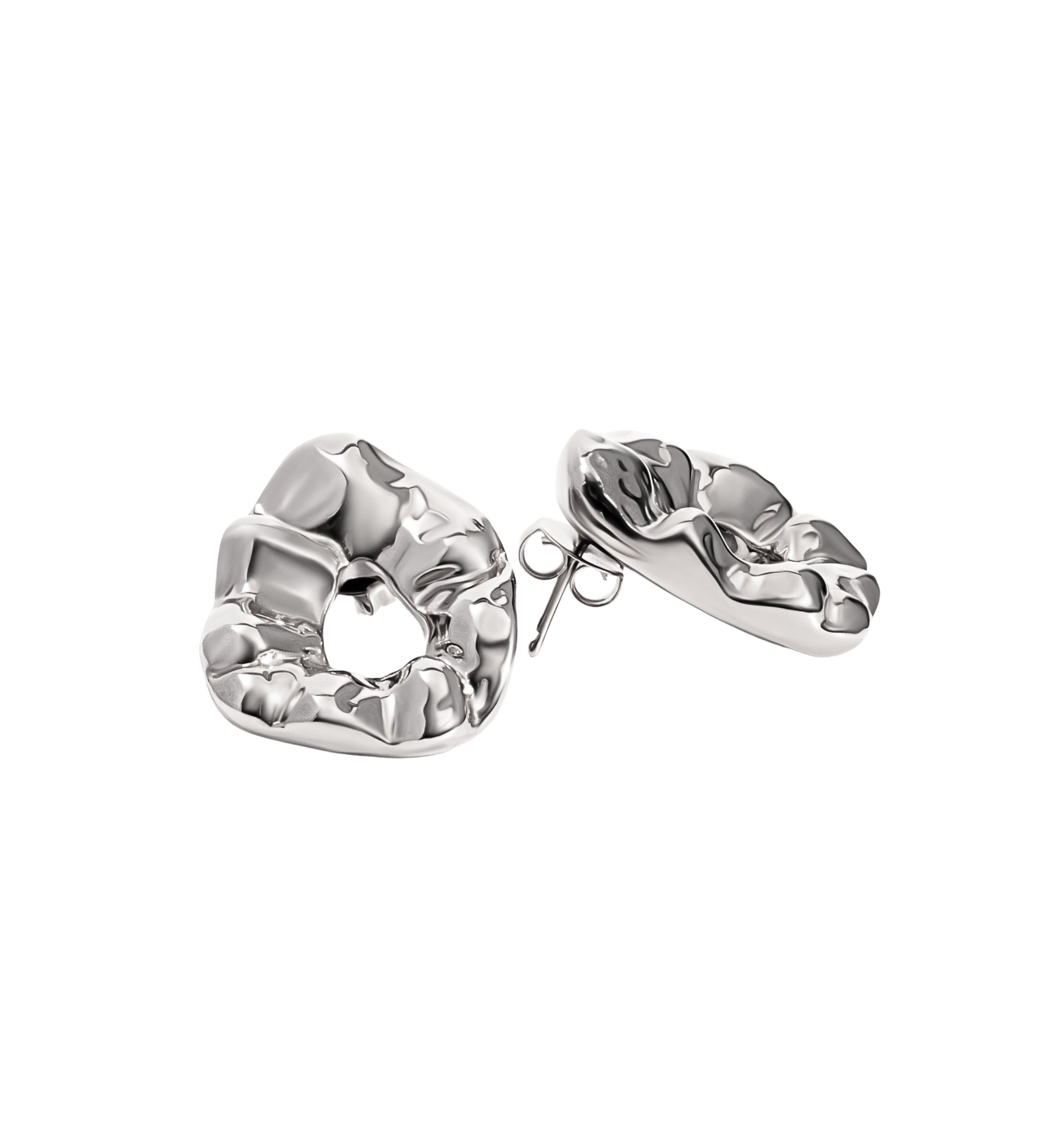 Denise Pacini Nathalia Sculpted Hammered Earrings