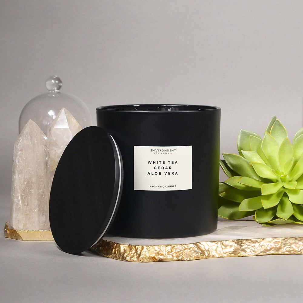 Stone Candles Citrus Lemongrass Jasmine Candle