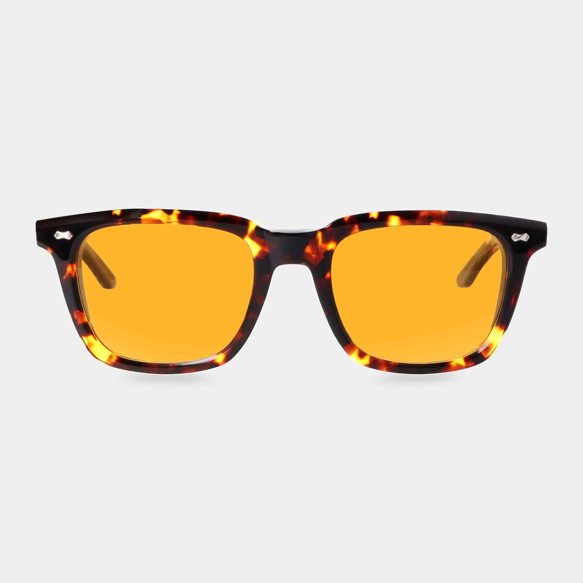 TBD Eyewear Carré Eco Dark Havana | Orange Lens Sunglasses