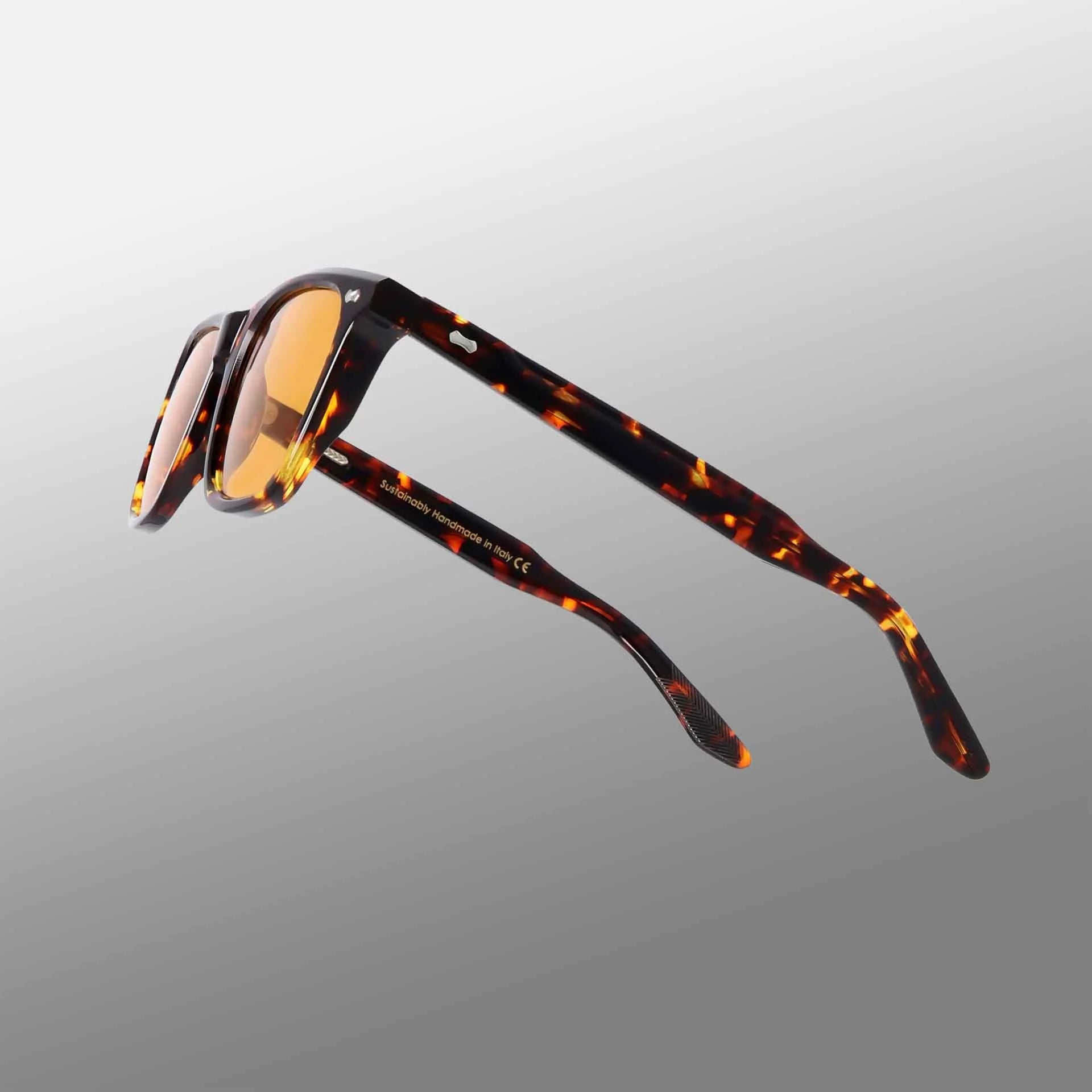 TBD Eyewear Carré Eco Dark Havana | Orange Lens Sunglasses