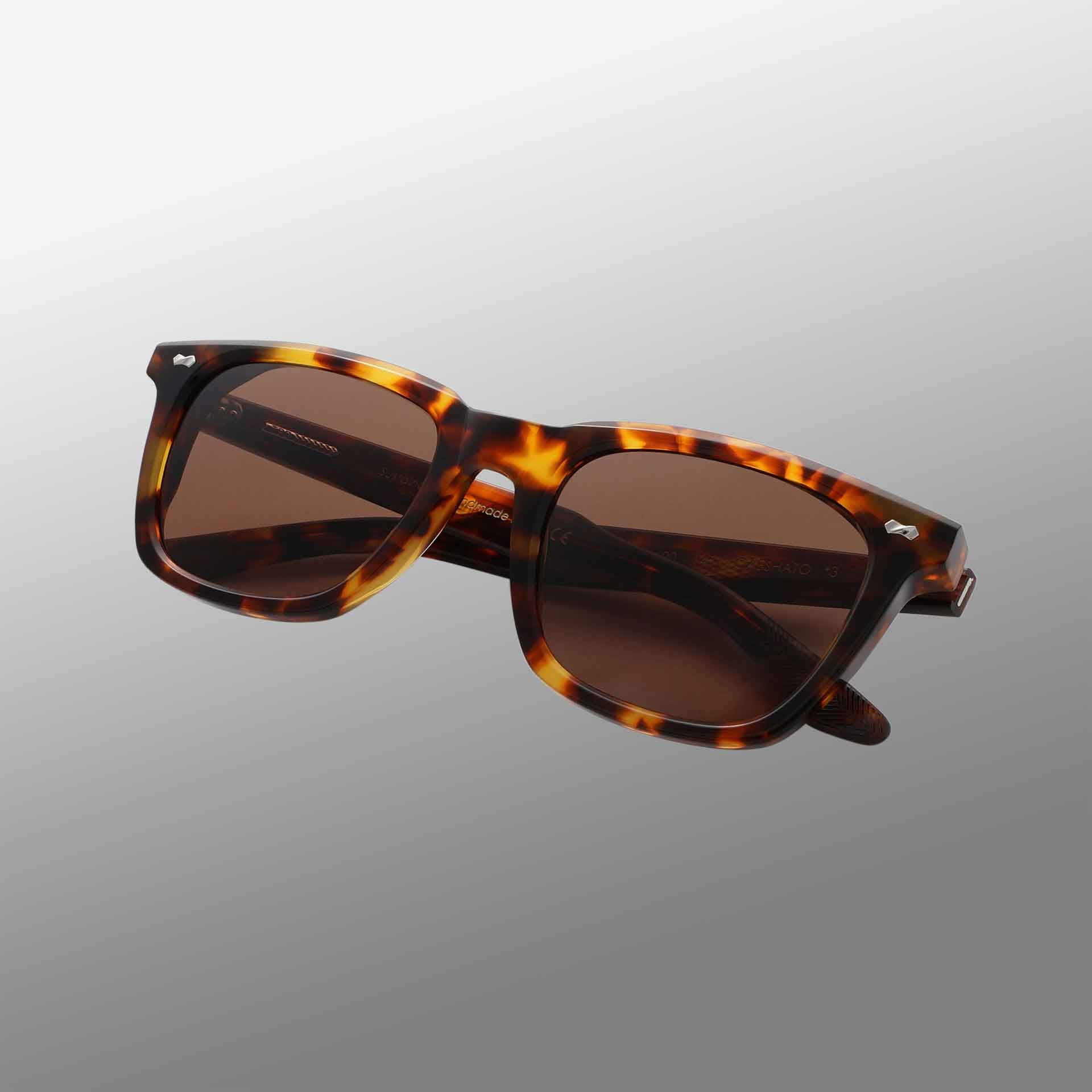 TBD Eyewear Carré Eco Spotted Havana | Tobacco Lens Sunglasses
