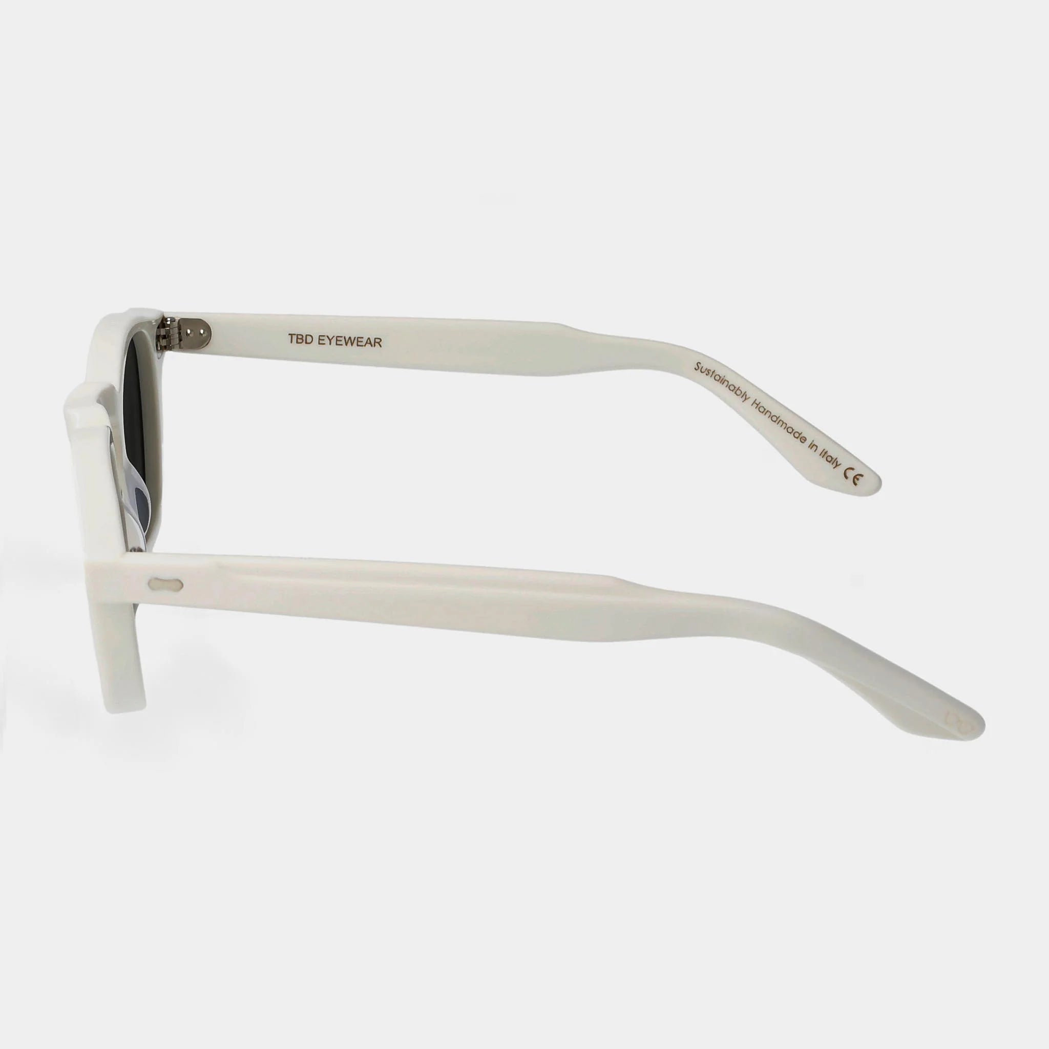 TBD Eyewear Cord White | Grey Lens Sunglasses