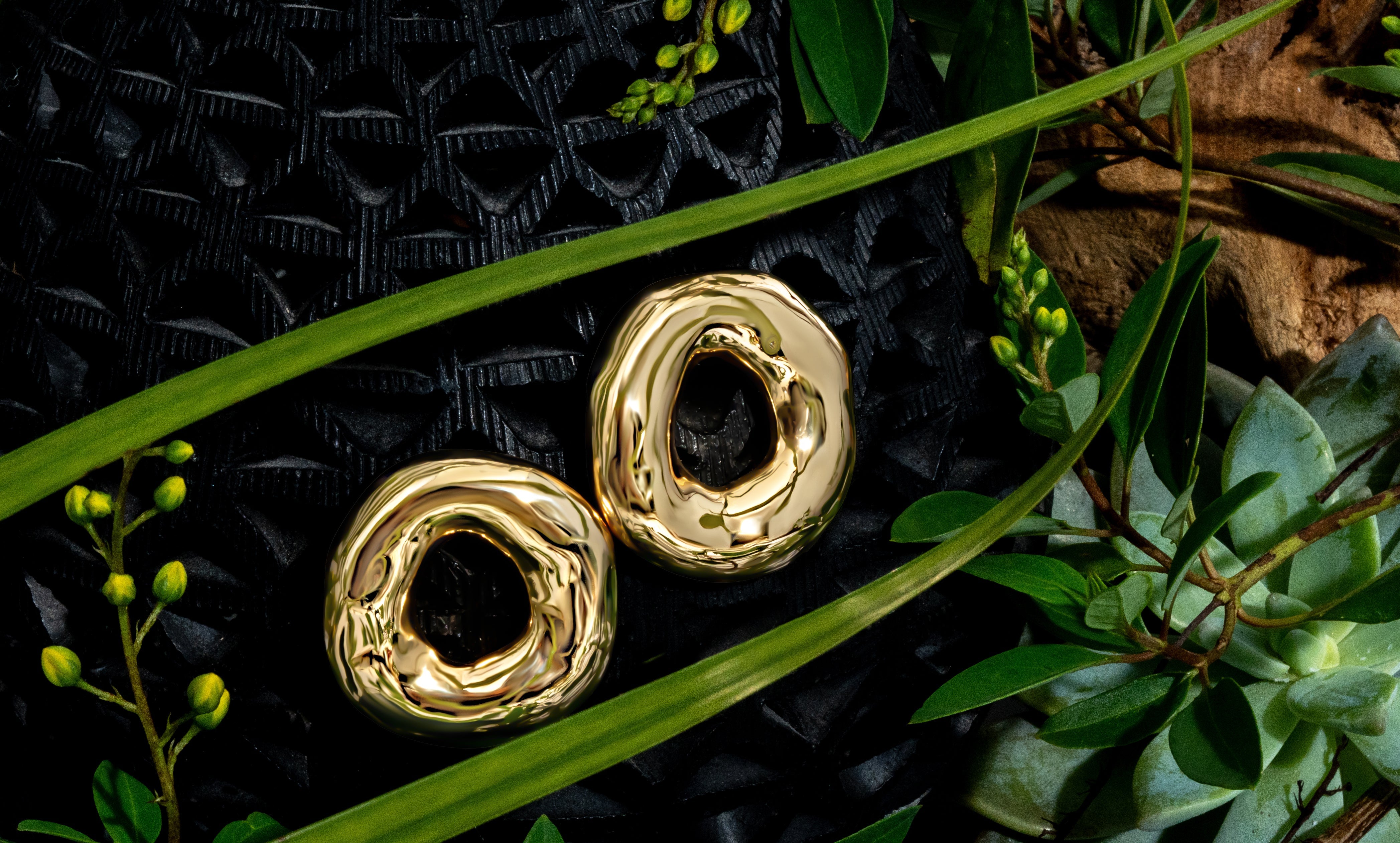 Denise Pacini Mary Melted Circle Earrings