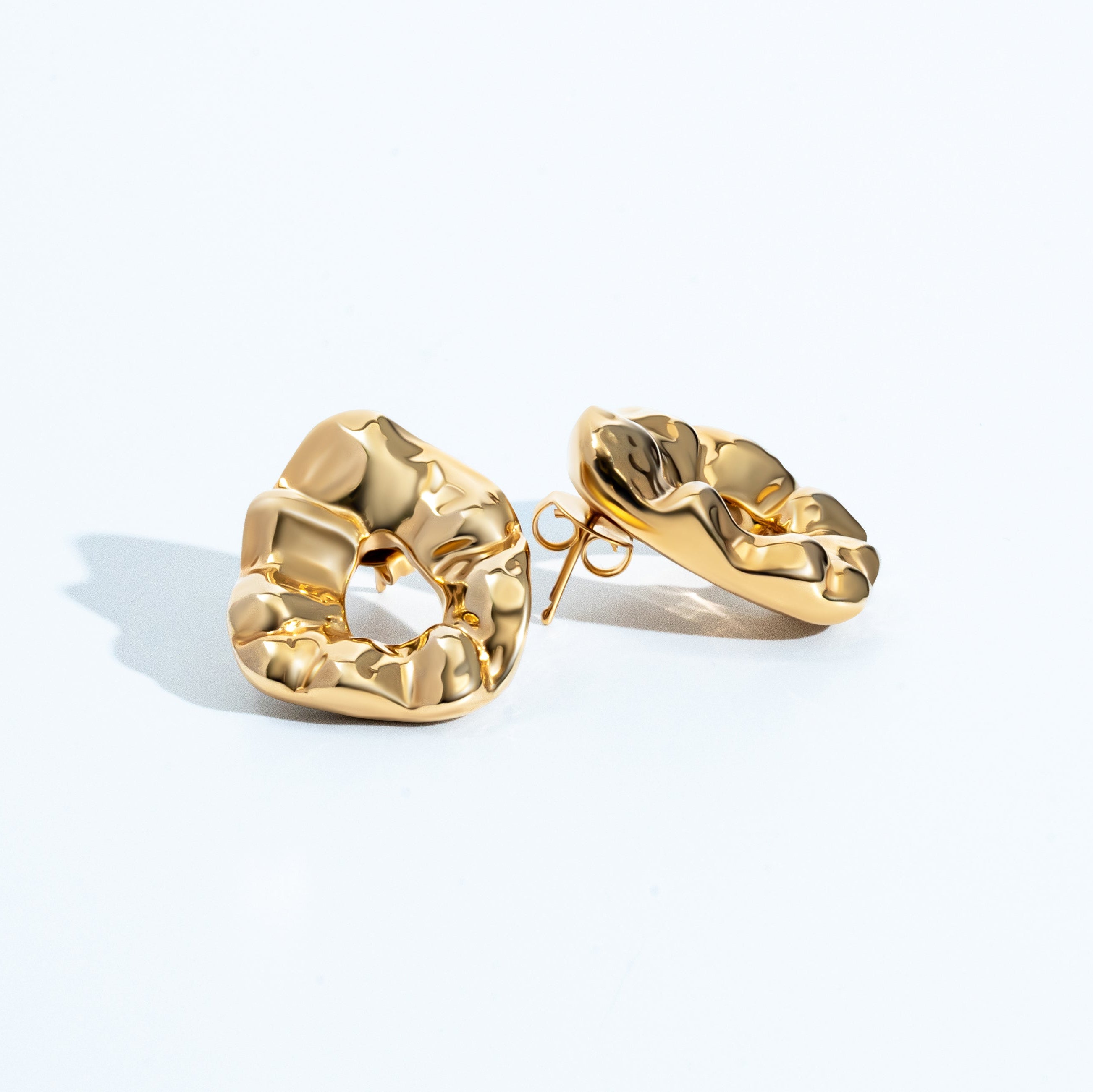 Denise Pacini Nathalia Sculpted Hammered Earrings
