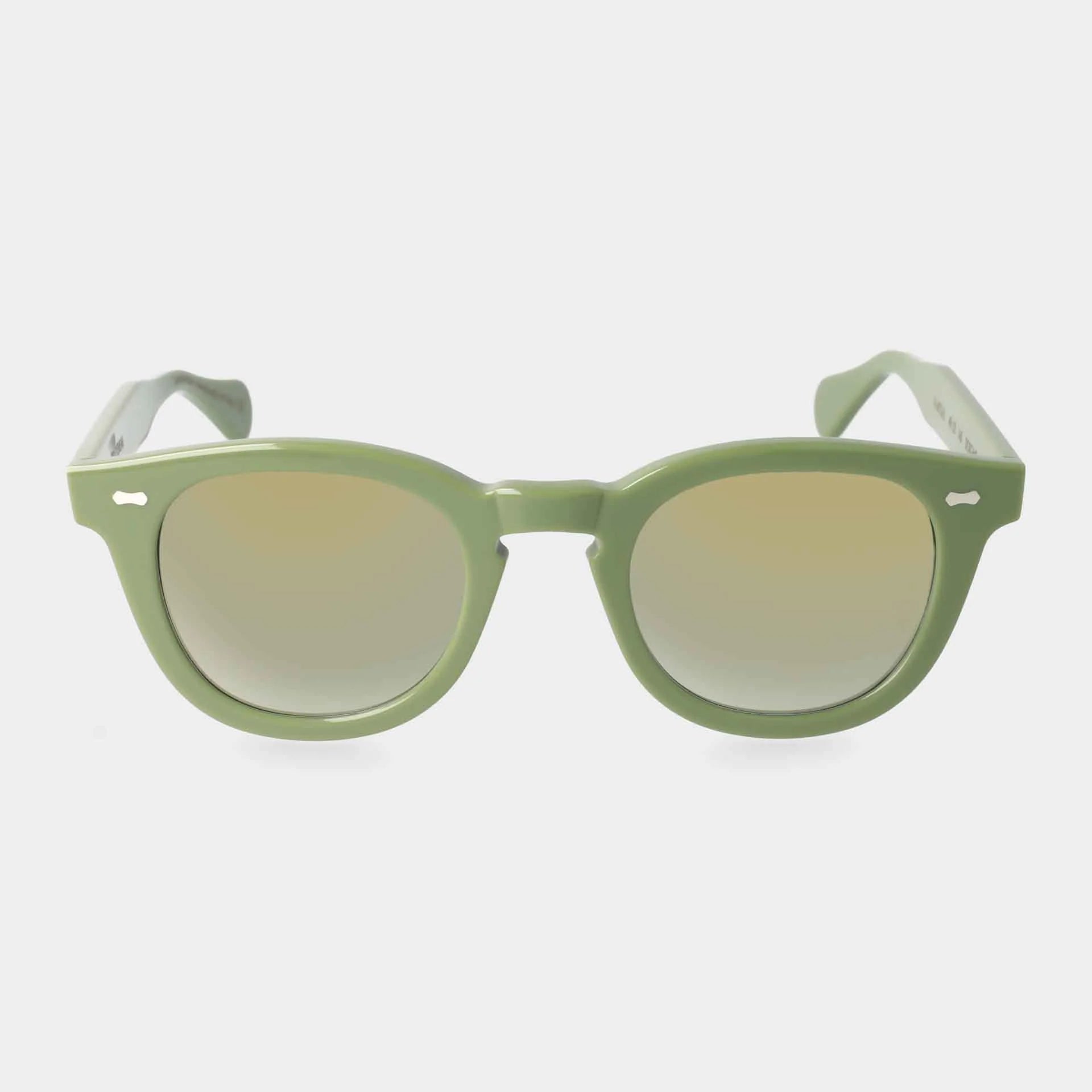 TBD Eyewear Donegal Sage | Mirror Green Lens Sunglasses