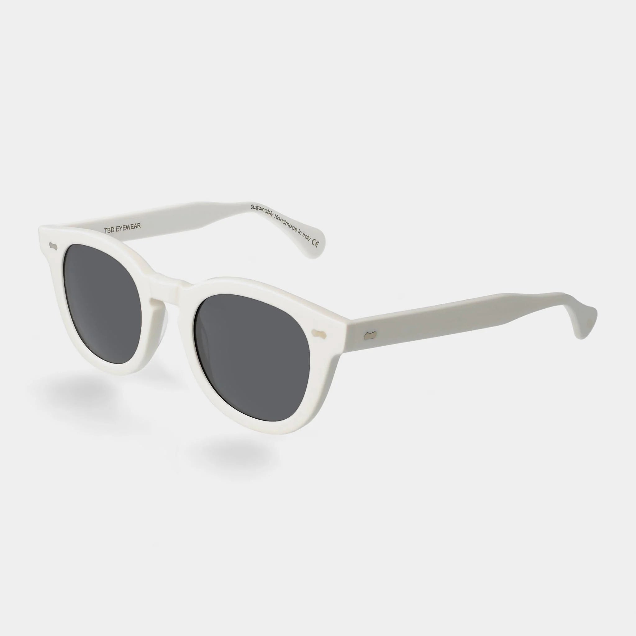 TBD Eyewear Donegal White | Grey Lens Sunglasses